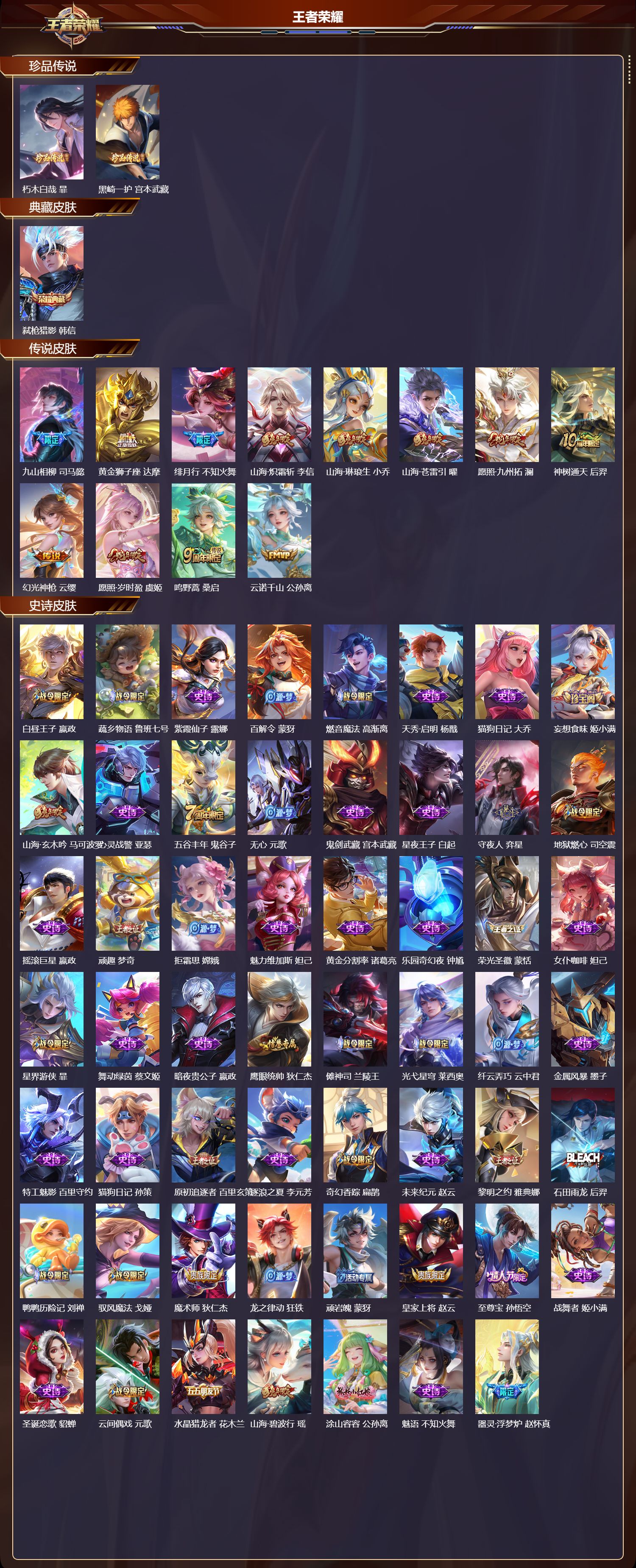 WZMK3351797王者荣耀账号详情图2