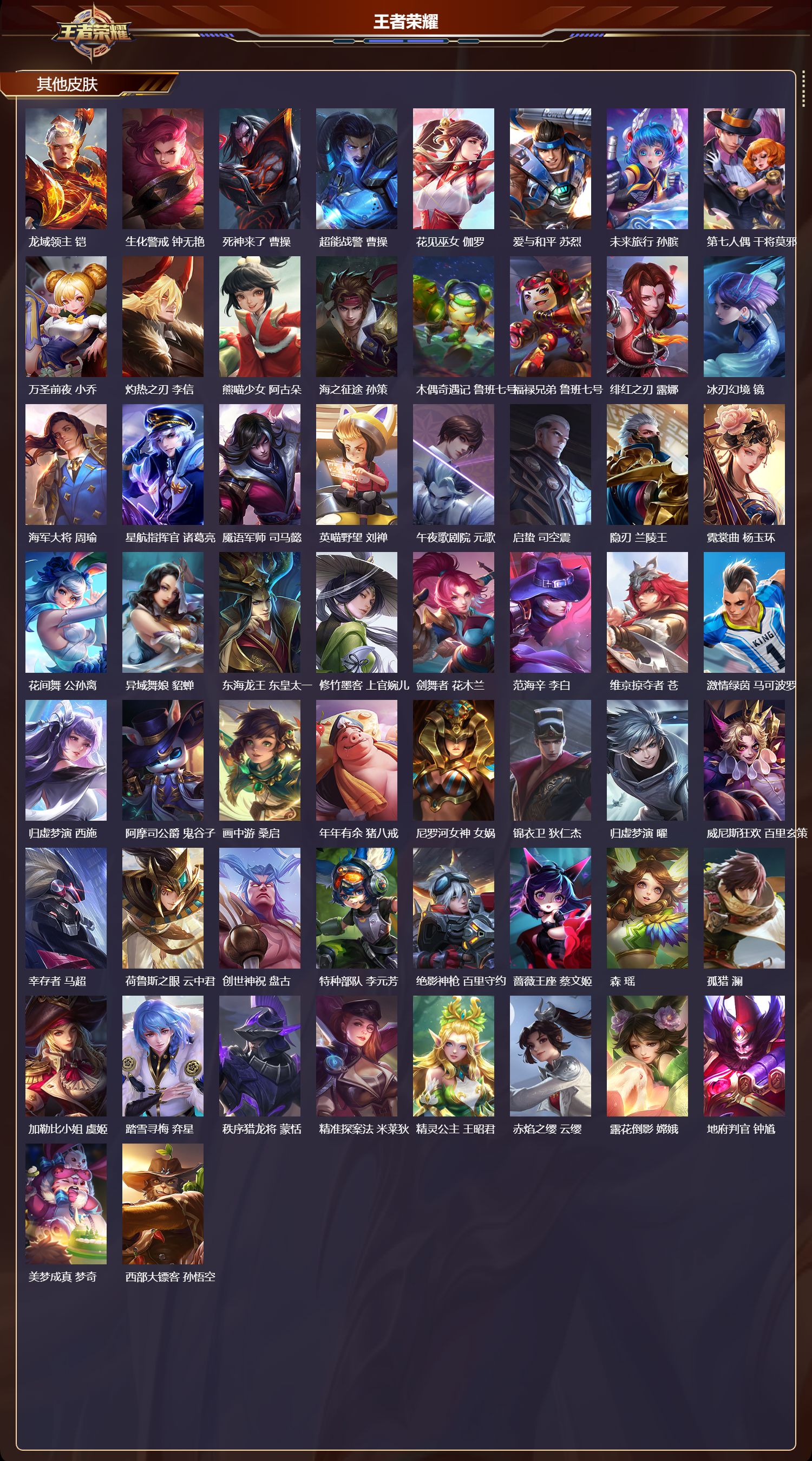 WZMK3351780王者荣耀账号详情图5