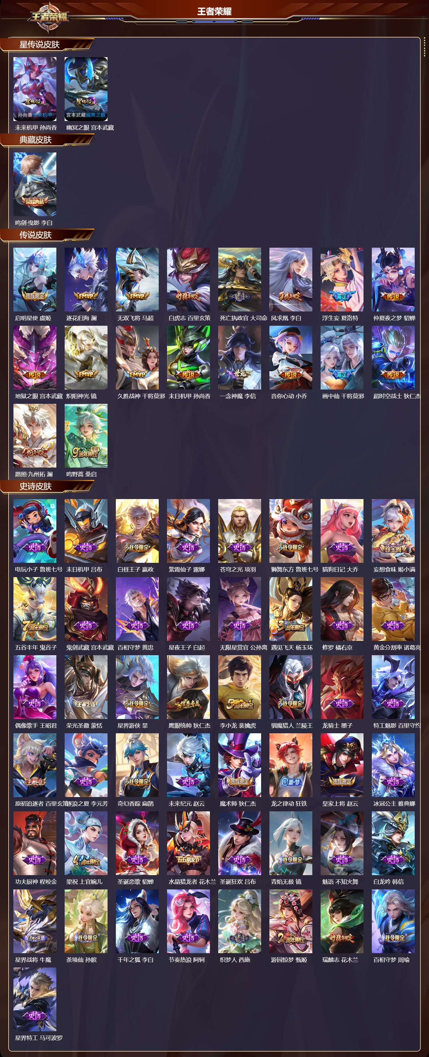 WZMK3351780王者荣耀账号详情图2