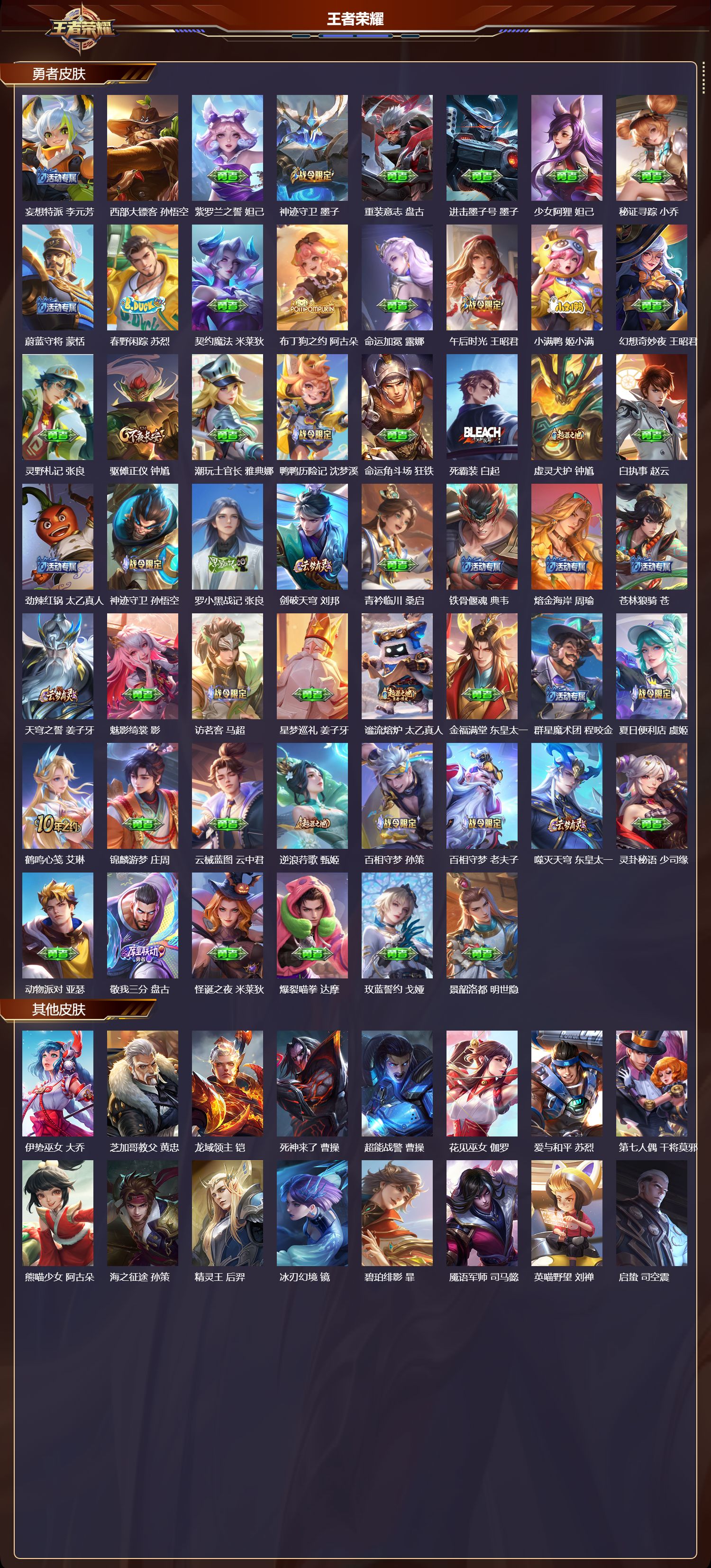 WZMK3353765王者荣耀账号详情图5