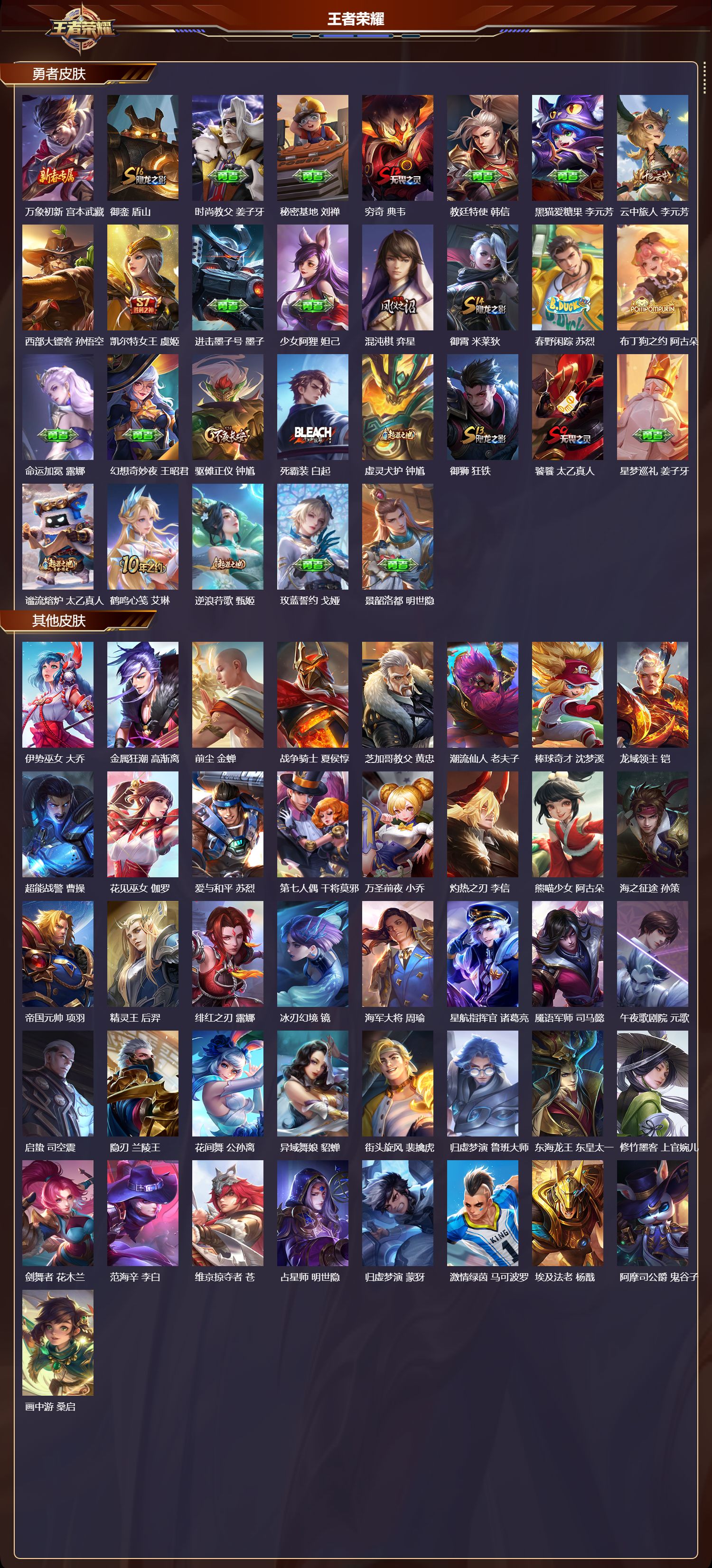 WZMK3353761王者荣耀账号详情图4