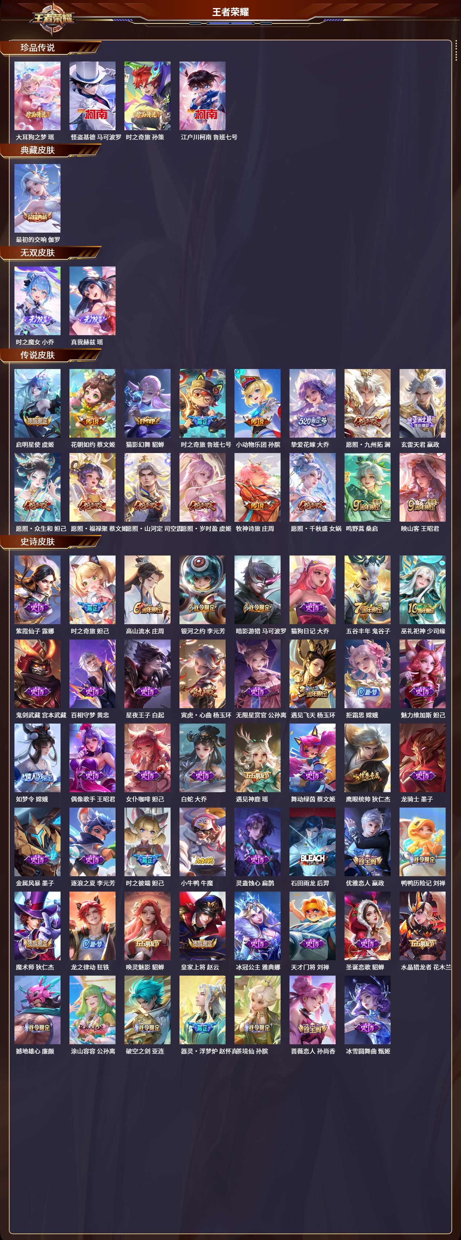 WZQM3371437王者荣耀账号详情图2