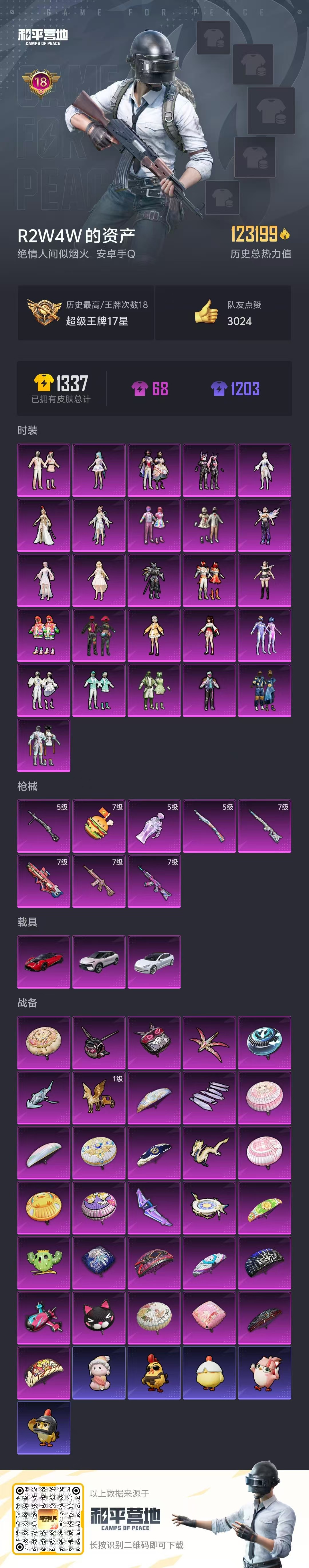 HPSJ3377383和平精英账号详情图3 HPSJ3377383和平精英账号详情图3