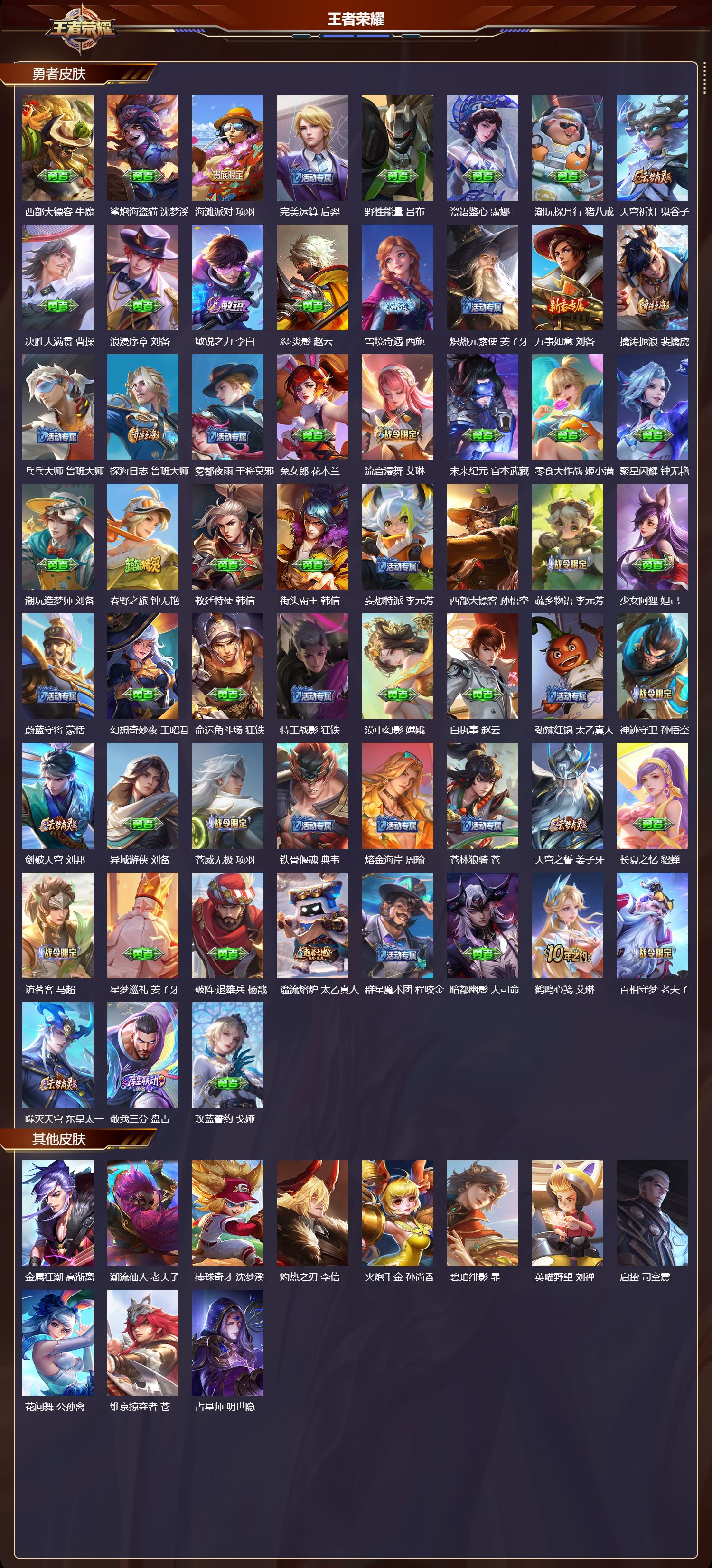 WZMK3356016王者荣耀账号详情图3 WZMK3356016王者荣耀账号详情图3