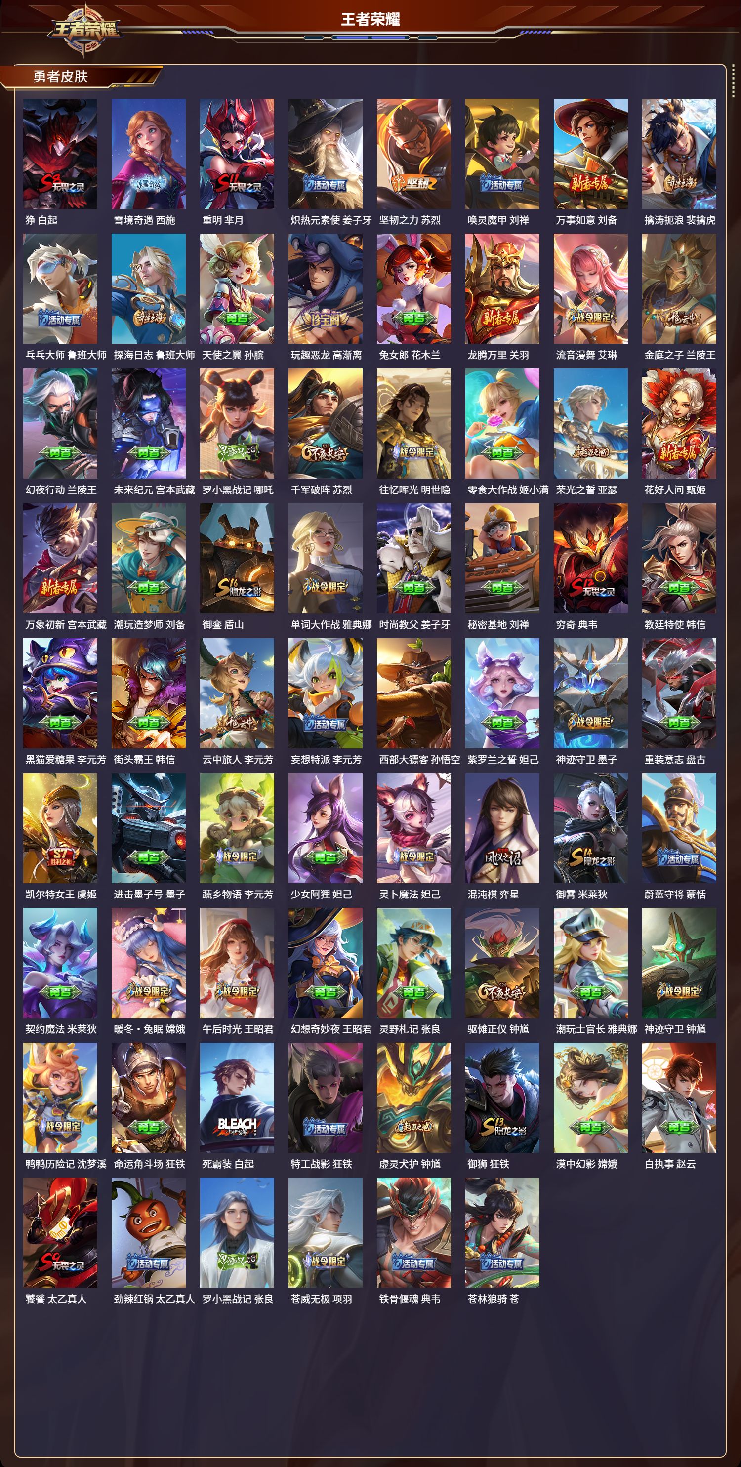 WZLX4220755王者荣耀账号详情图10