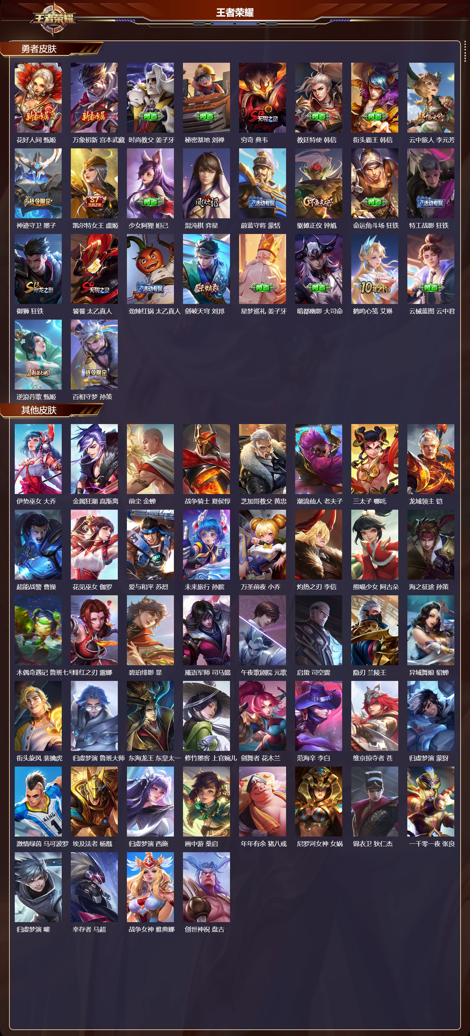 WZMK3355994王者荣耀账号详情图4