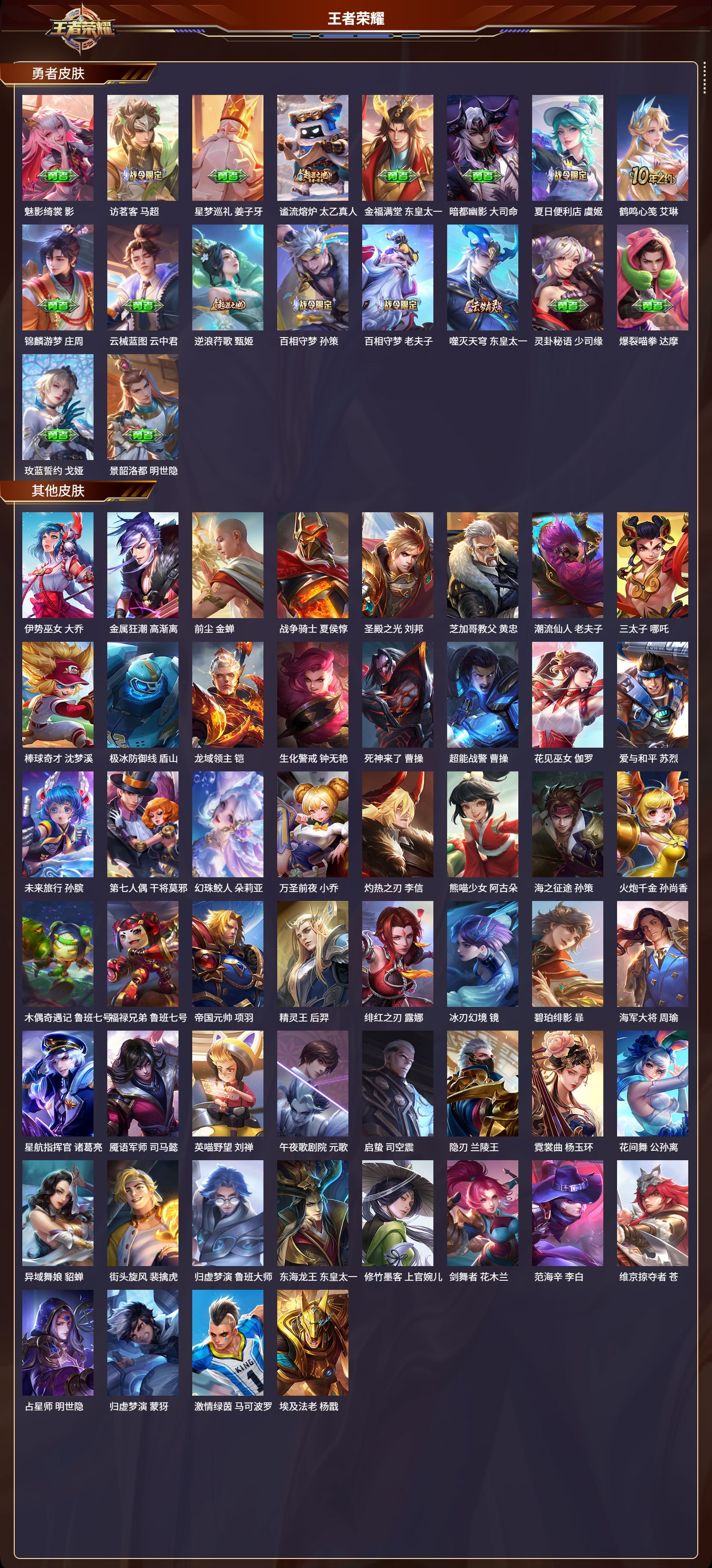 WZLX4220755王者荣耀账号详情图11