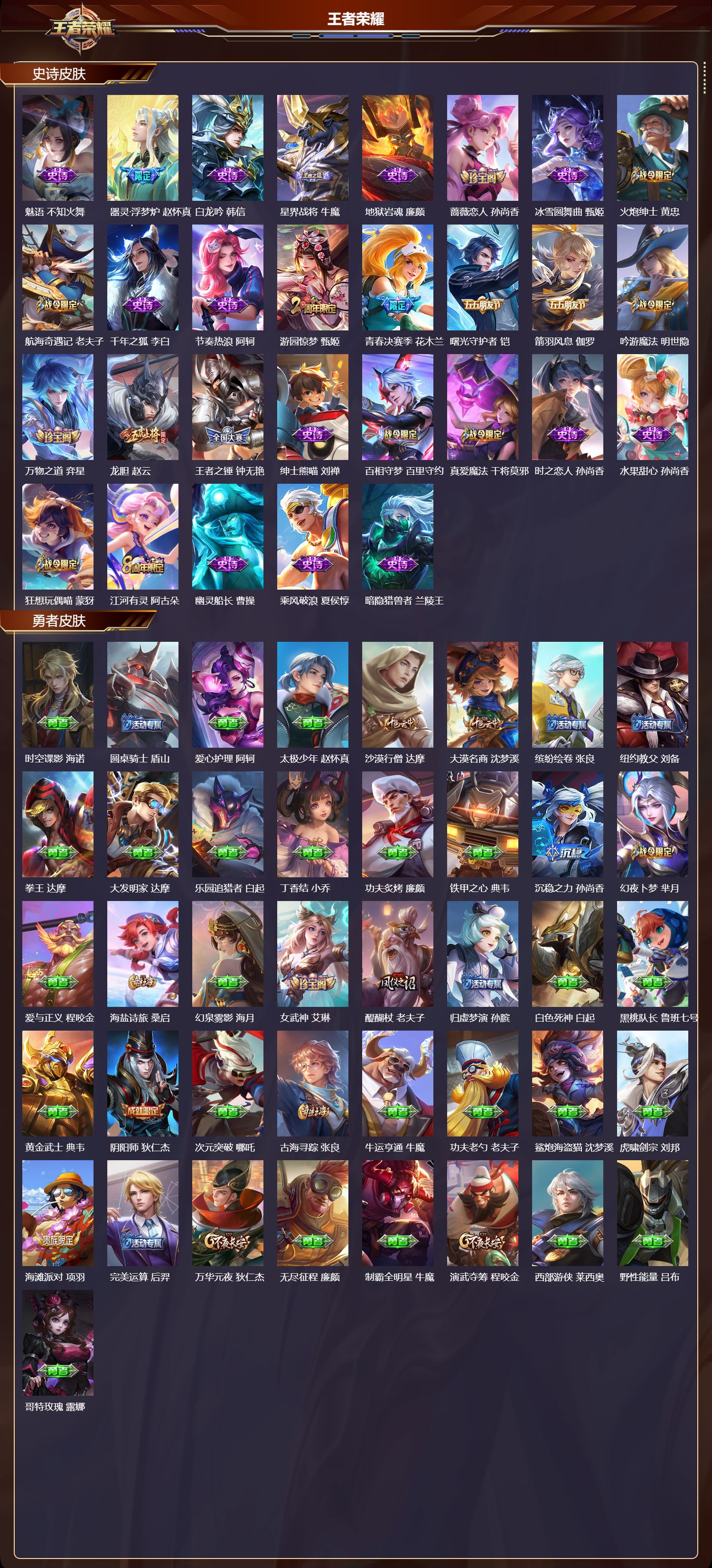 WZMK3356009王者荣耀账号详情图3 WZMK3356009王者荣耀账号详情图3