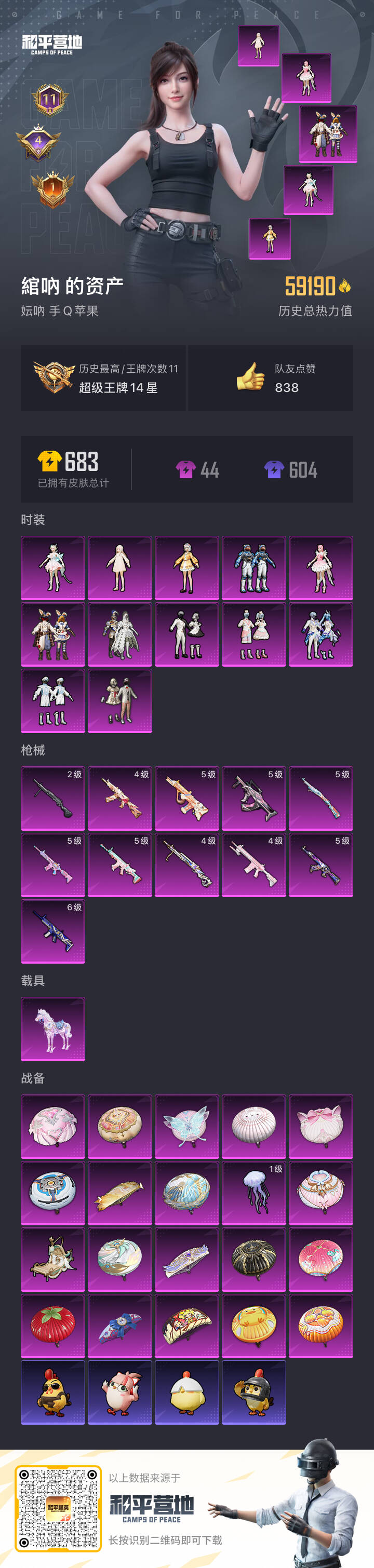 HPSJ3375262和平精英账号详情图3 HPSJ3375262和平精英账号详情图3