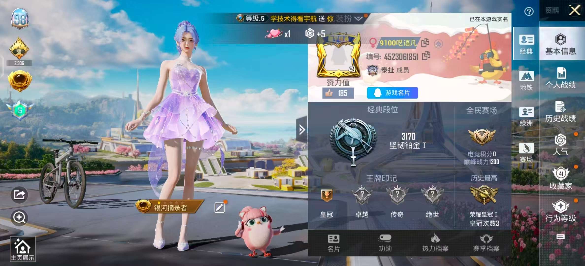 HPSJ3378520和平精英账号详情图2 HPSJ3378520和平精英账号详情图2