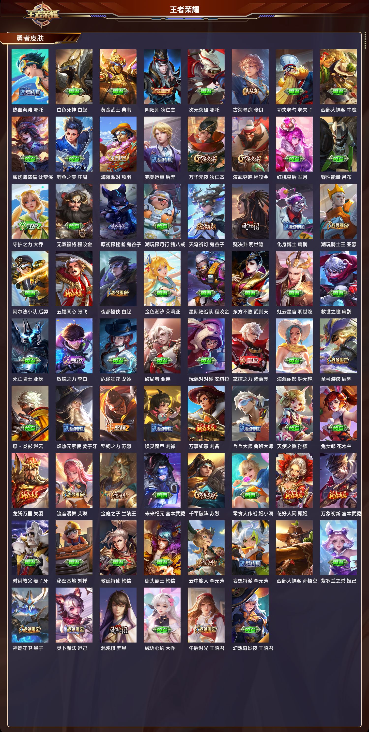 WZQM3371411王者荣耀账号详情图5