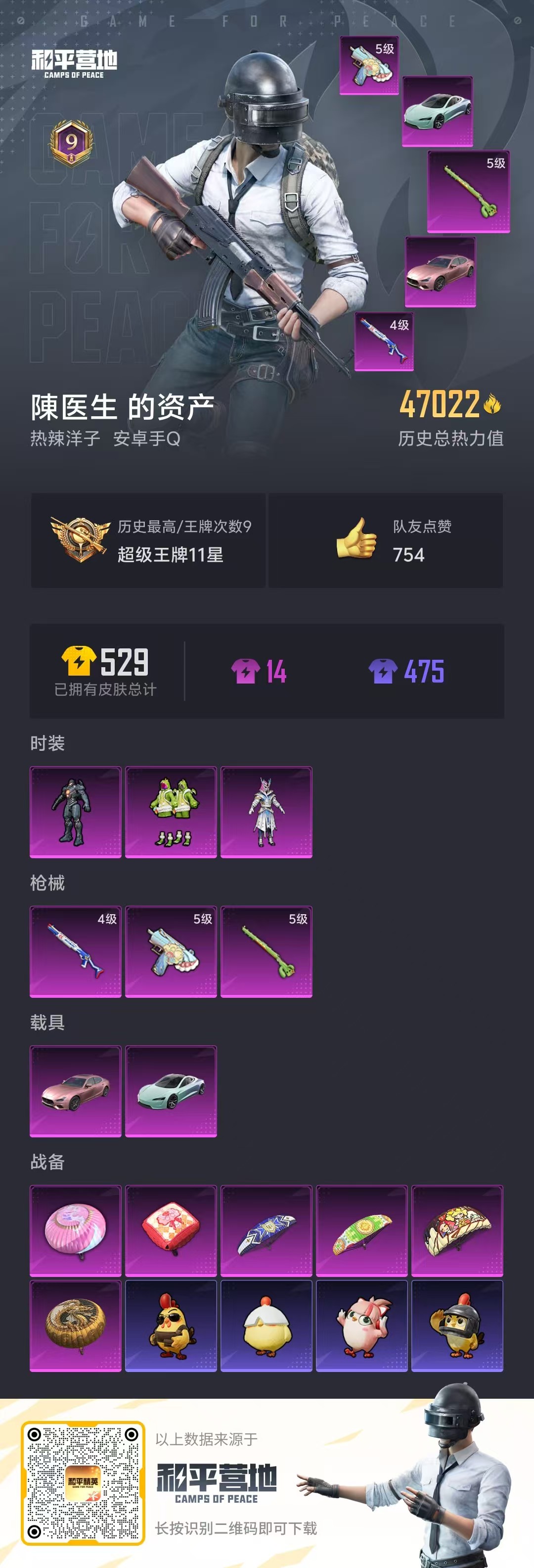 HPSJ3378524和平精英账号详情图3 HPSJ3378524和平精英账号详情图3