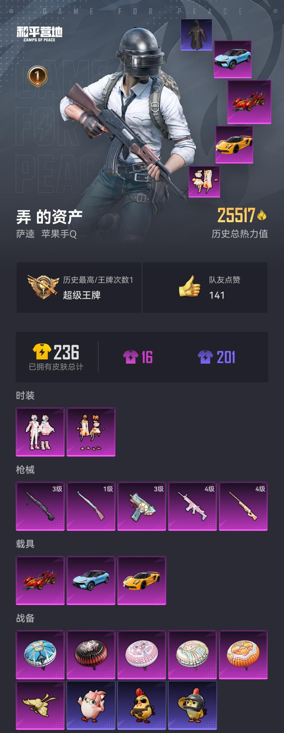 HPZM3381316和平精英账号详情图2