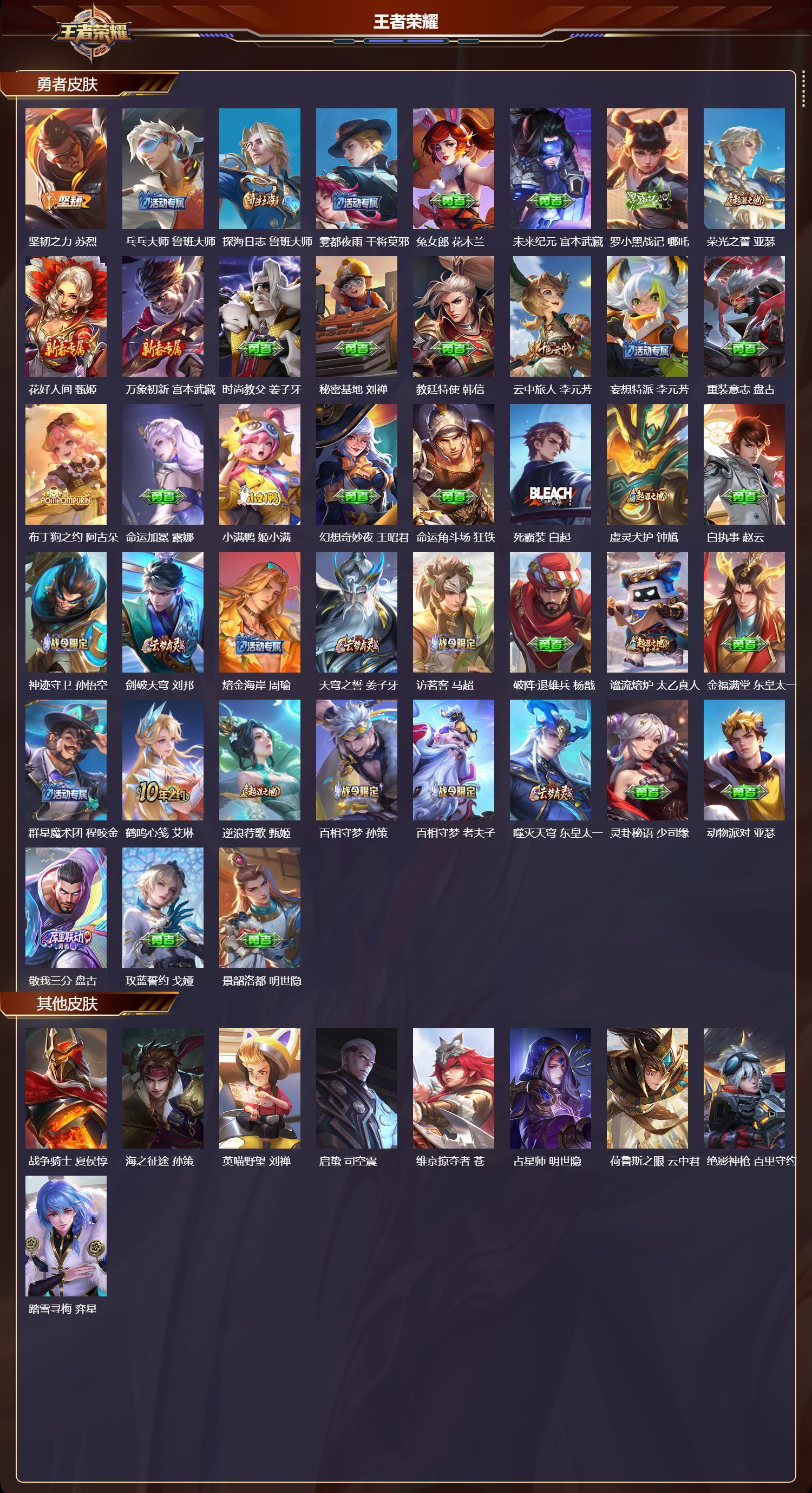 WZMK3357549王者荣耀账号详情图3