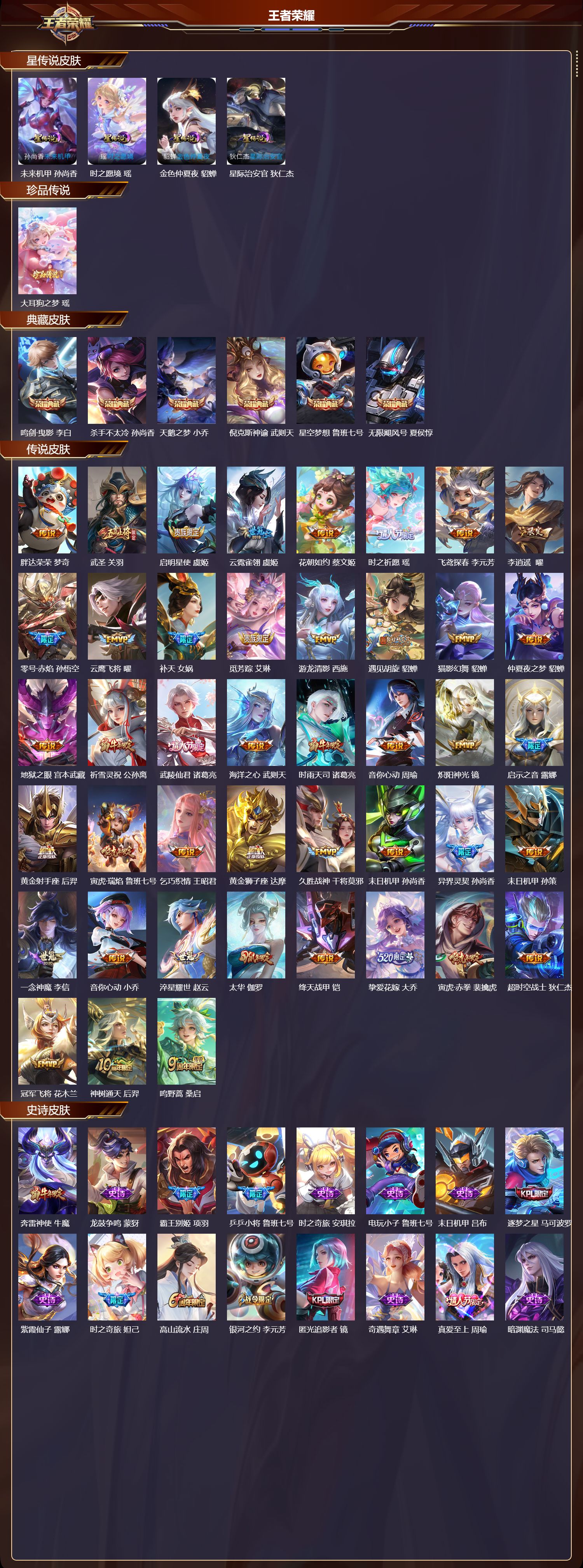 WZMK3394863王者荣耀账号详情图2