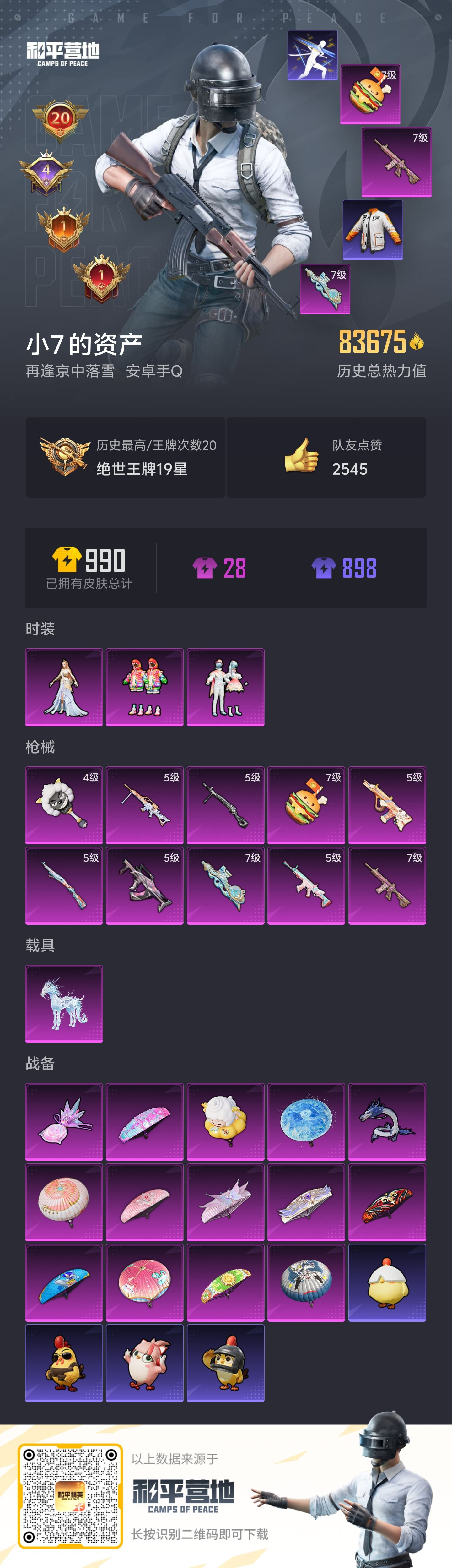 HPSJ3408160和平精英账号详情图4 HPSJ3408160和平精英账号详情图4