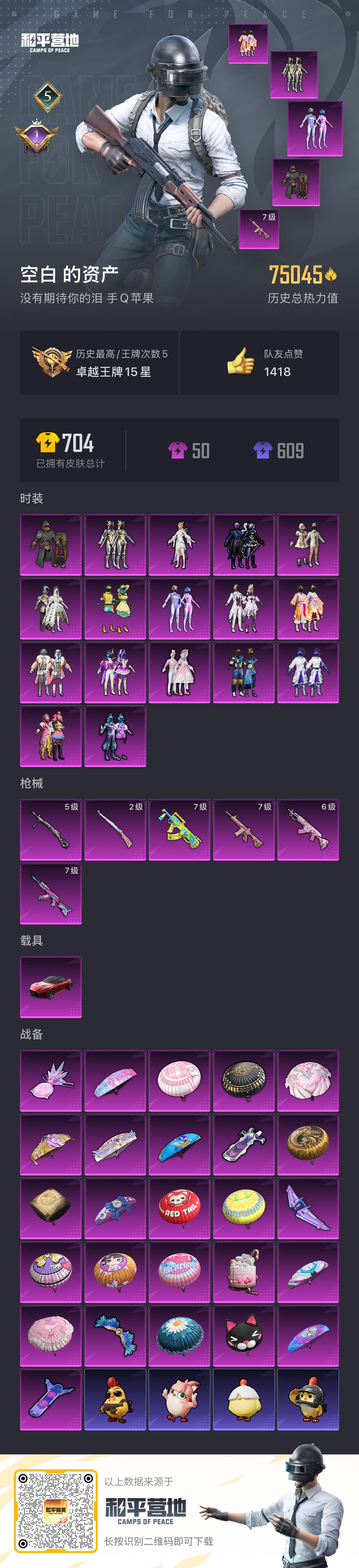 HPSJ3404101和平精英账号详情图4 HPSJ3404101和平精英账号详情图4