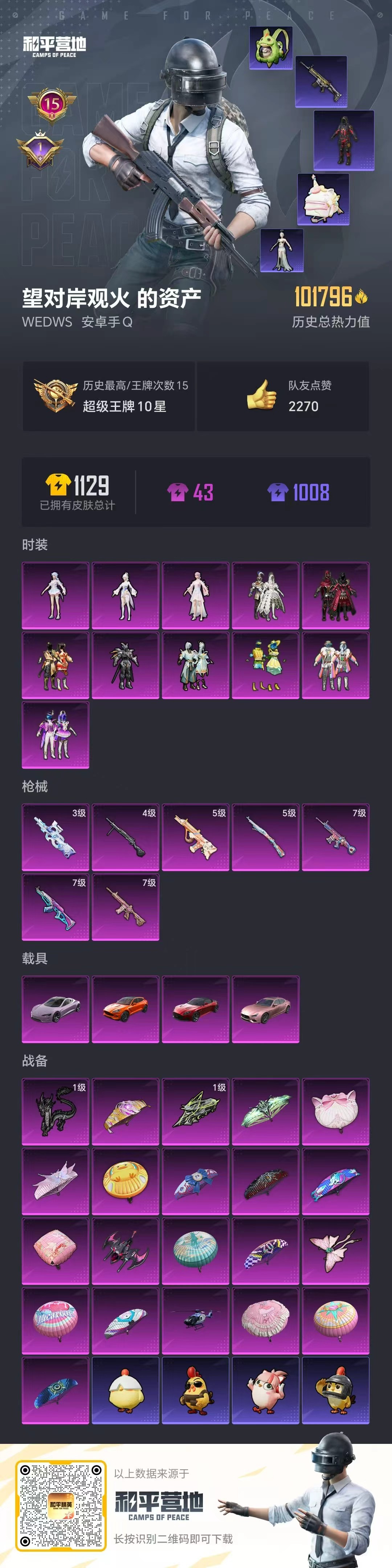 HPSJ3404131和平精英账号详情图4 HPSJ3404131和平精英账号详情图4