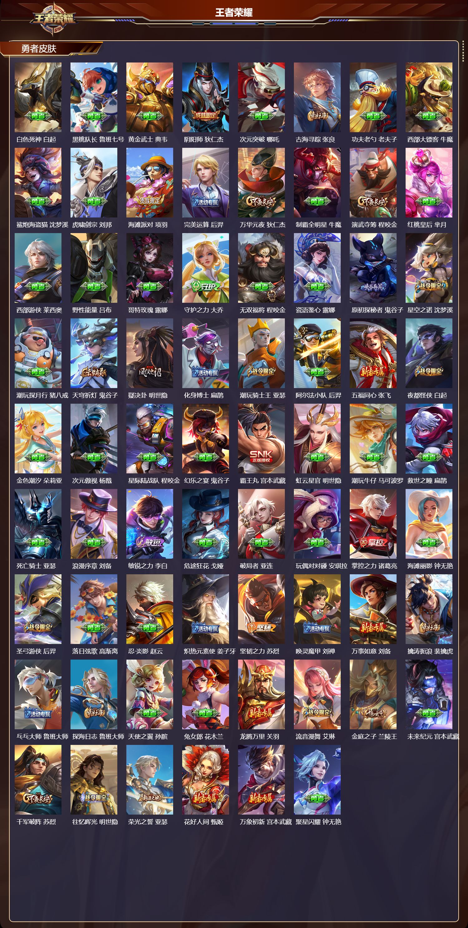 WZMK3394863王者荣耀账号详情图5