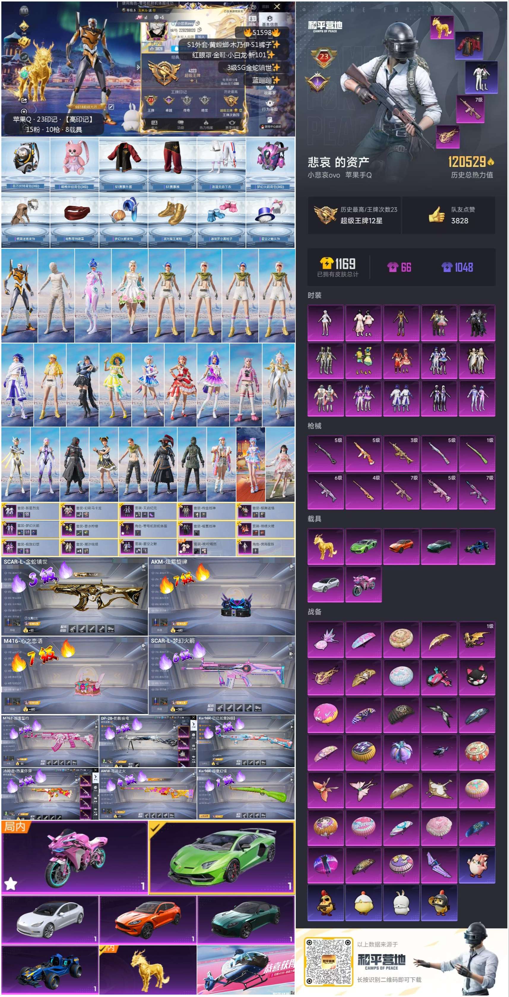 HPSJ3408159和平精英账号详情图2 HPSJ3408159和平精英账号详情图2