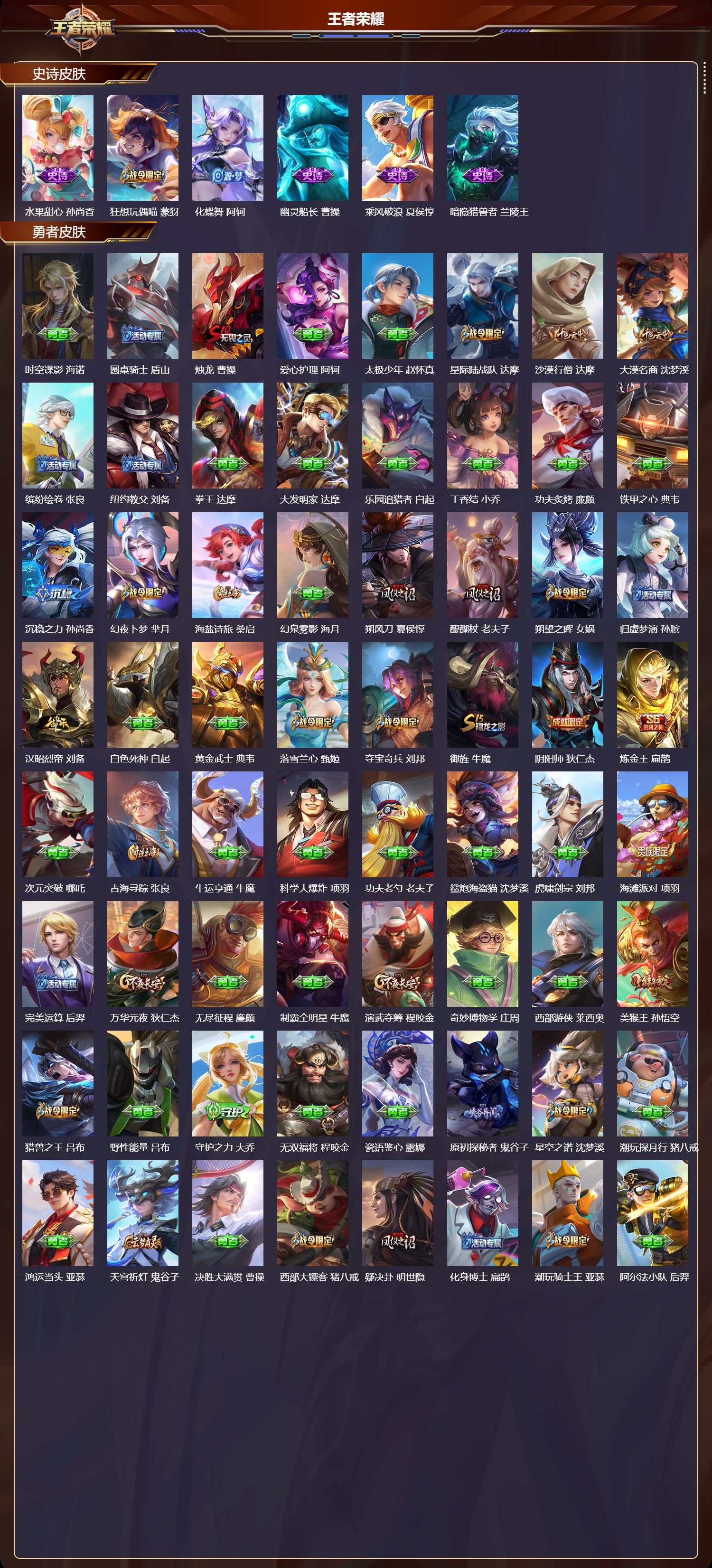 WZMK3394867王者荣耀账号详情图4 WZMK3394867王者荣耀账号详情图4