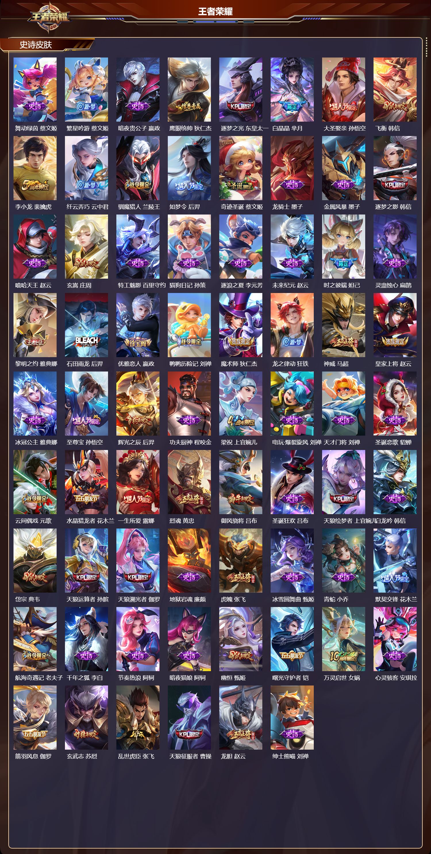 WZMK3394878王者荣耀账号详情图3