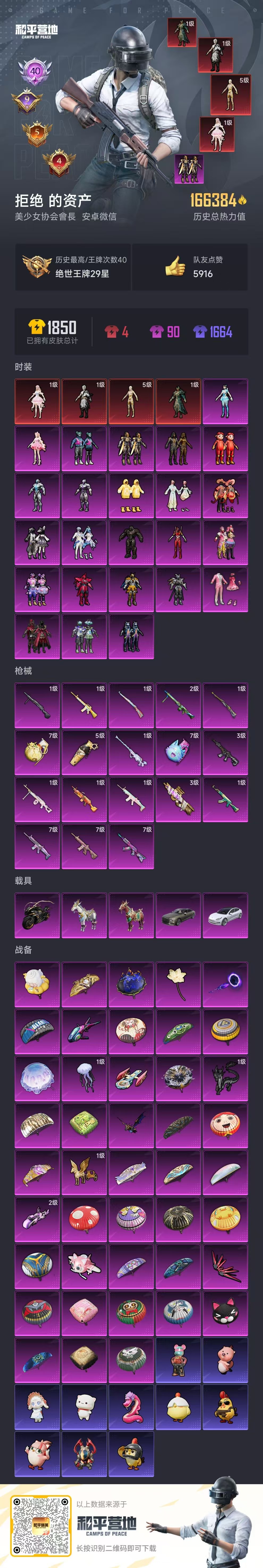 HPSJ3404256和平精英账号详情图4 HPSJ3404256和平精英账号详情图4