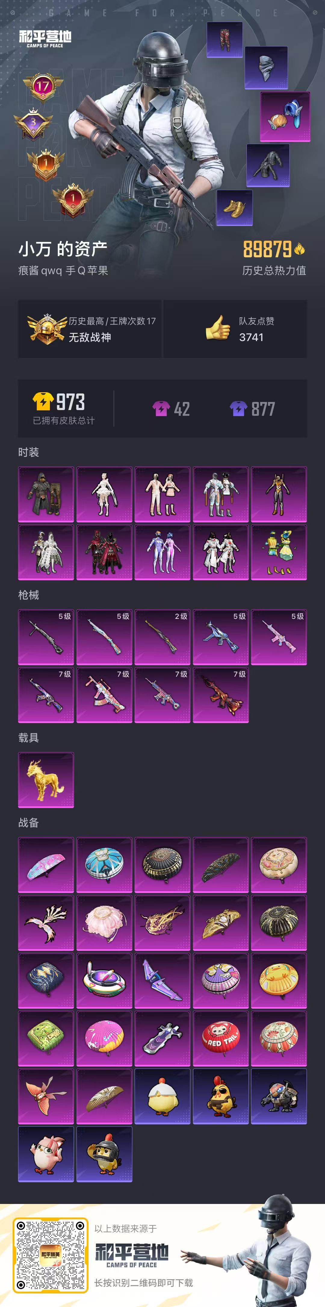 HPSJ3427045和平精英账号详情图2 HPSJ3427045和平精英账号详情图2