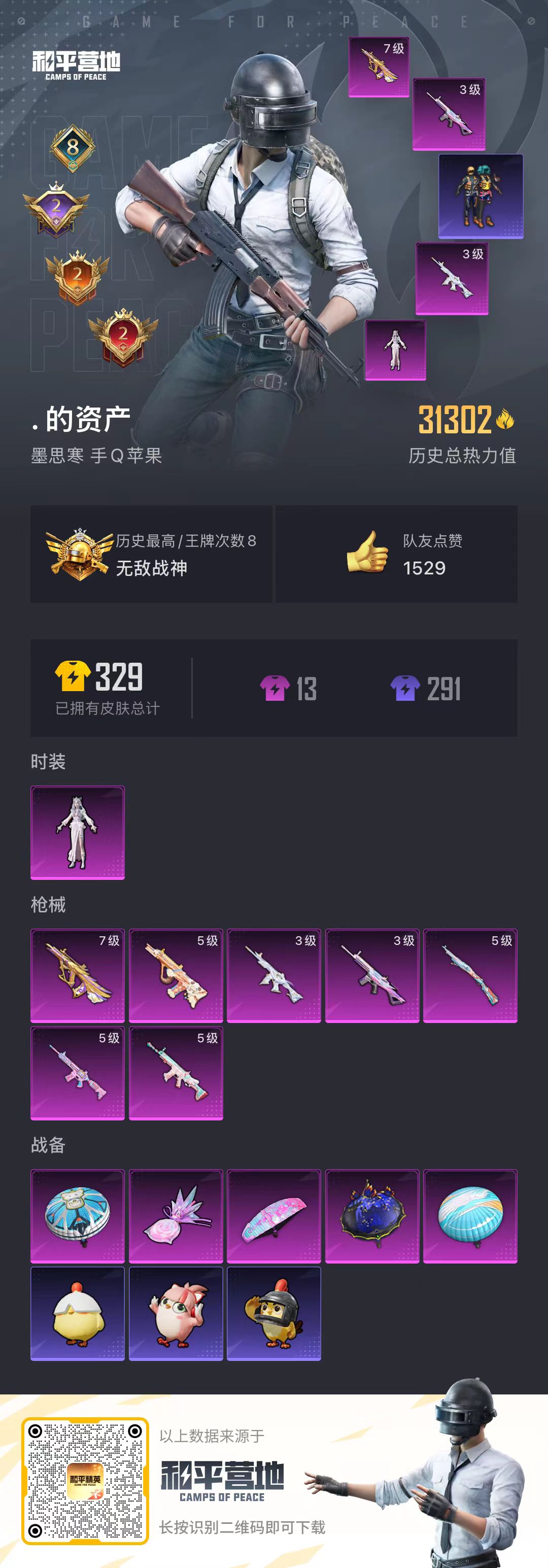 HPSJ3417648和平精英账号详情图3 HPSJ3417648和平精英账号详情图3