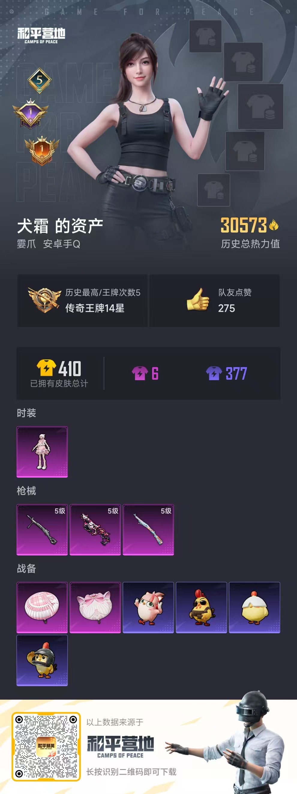 HPSJ3427096和平精英账号详情图3 HPSJ3427096和平精英账号详情图3