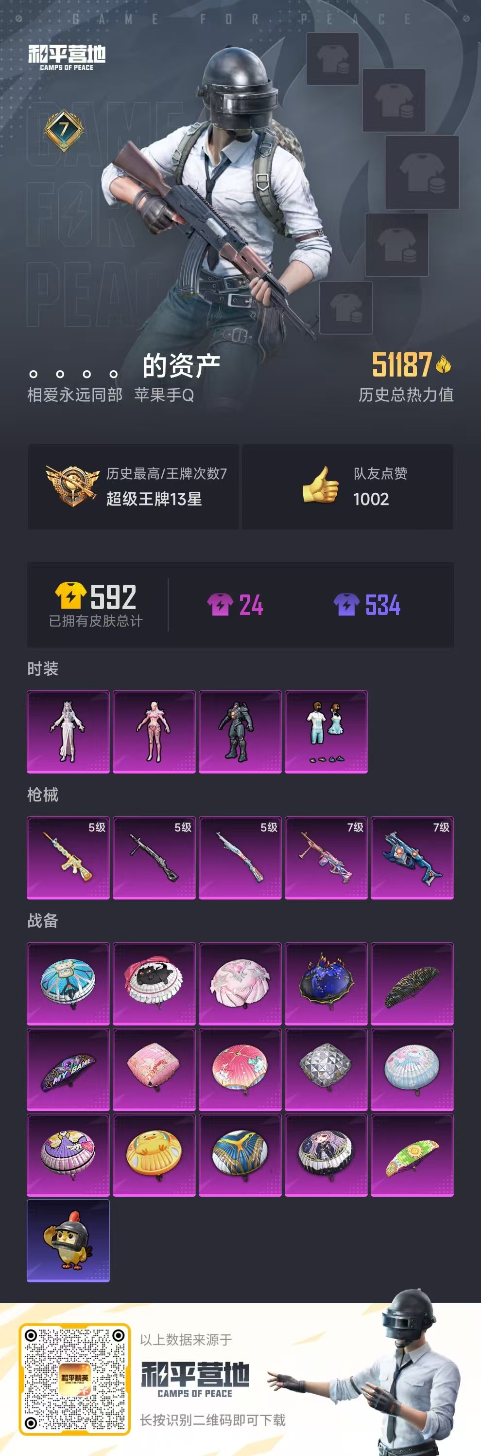 HPSJ3427091和平精英账号详情图3 HPSJ3427091和平精英账号详情图3