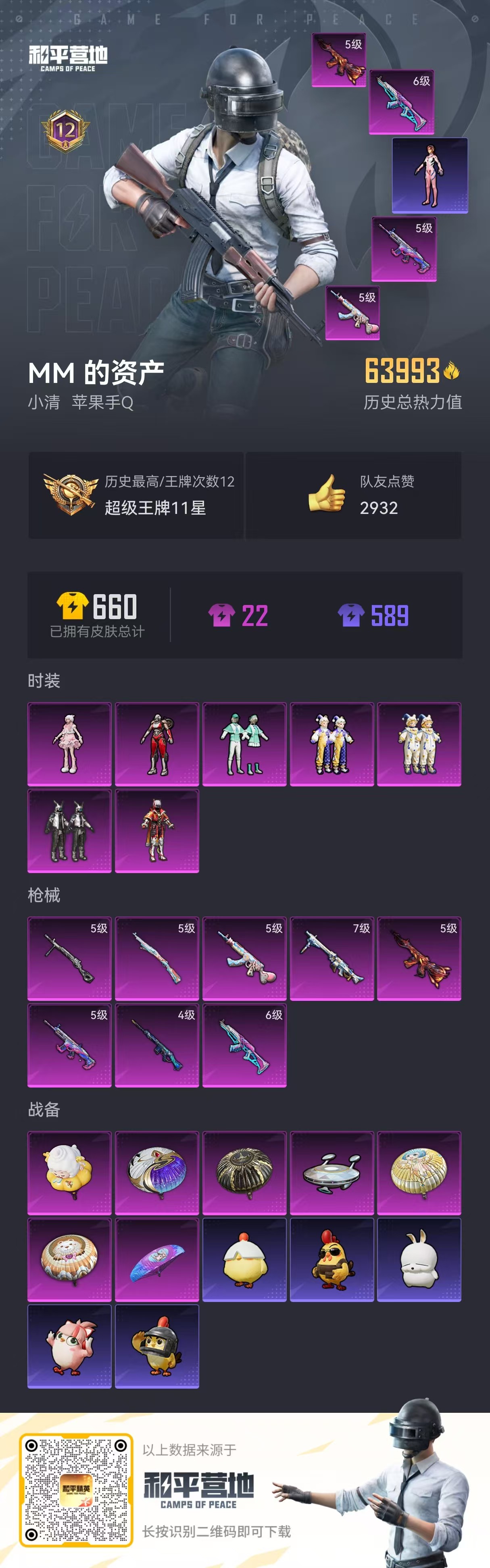 HPSJ3417639和平精英账号详情图2 HPSJ3417639和平精英账号详情图2