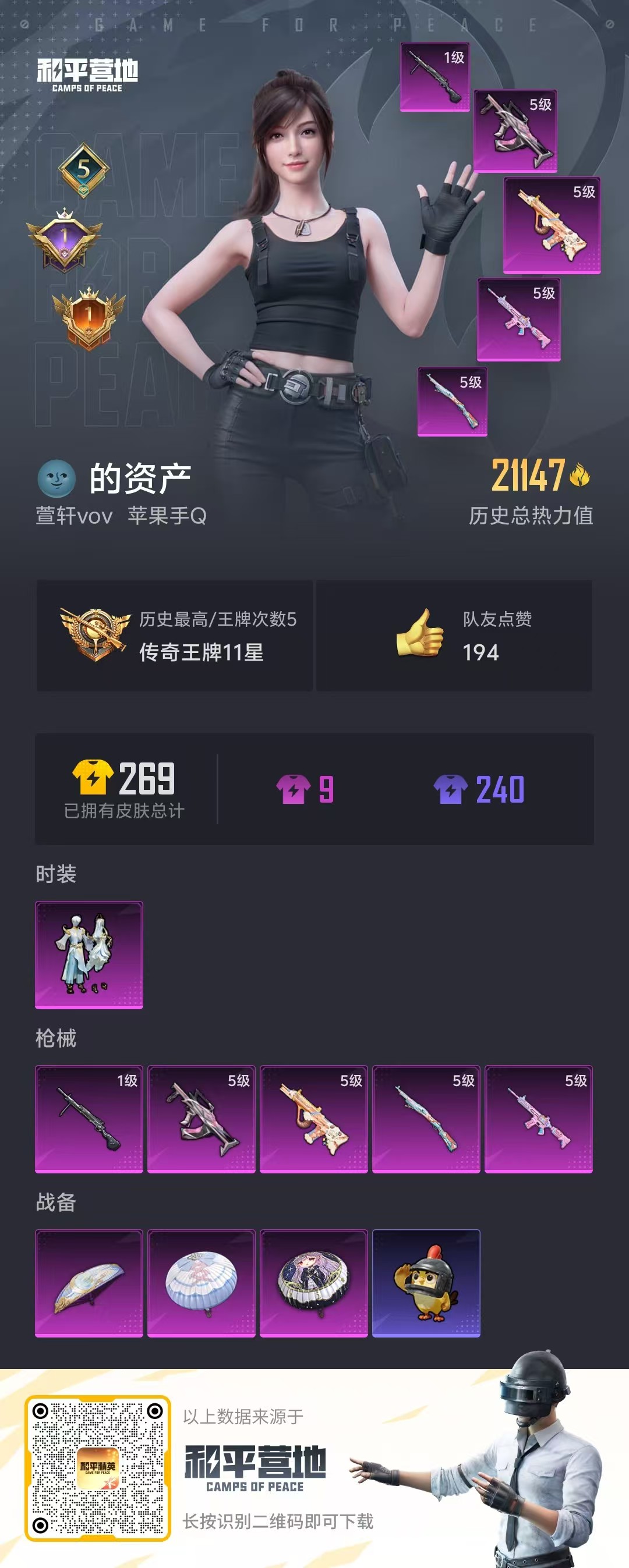 HPSJ3426937和平精英账号详情图3 HPSJ3426937和平精英账号详情图3