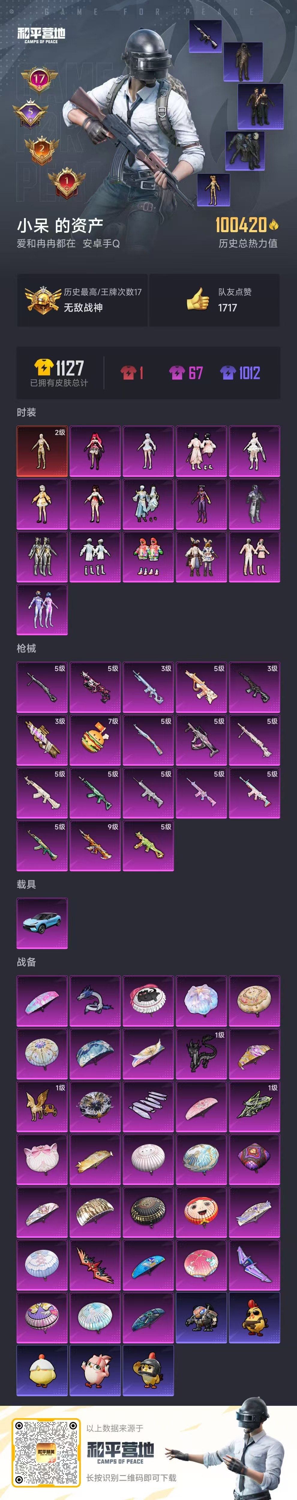 HPSJ3427055和平精英账号详情图4 HPSJ3427055和平精英账号详情图4