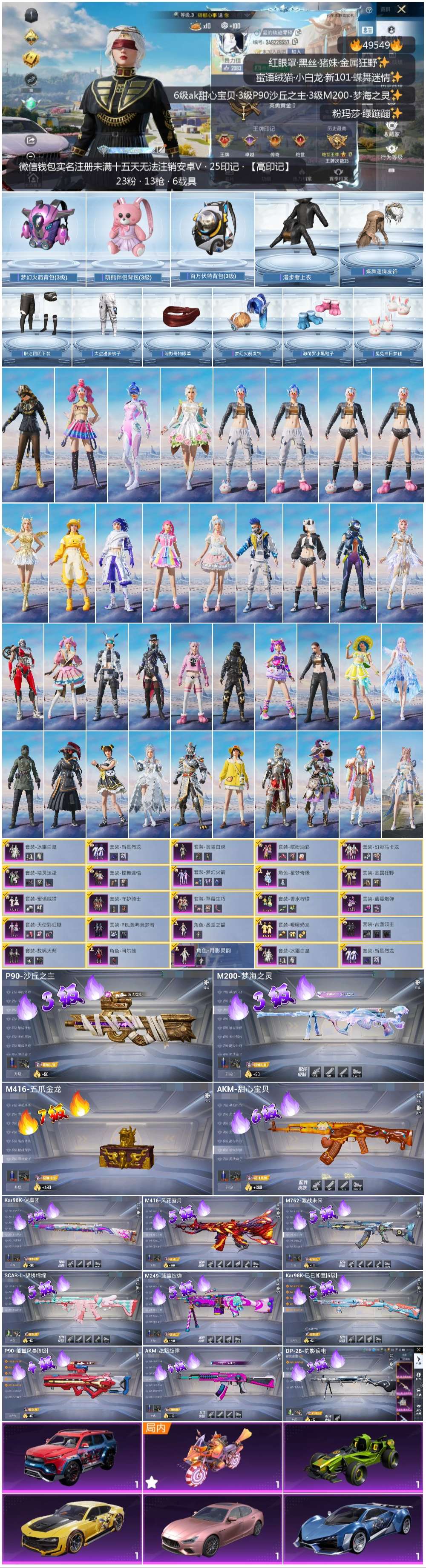 HPSJ3417666和平精英账号详情图2 HPSJ3417666和平精英账号详情图2