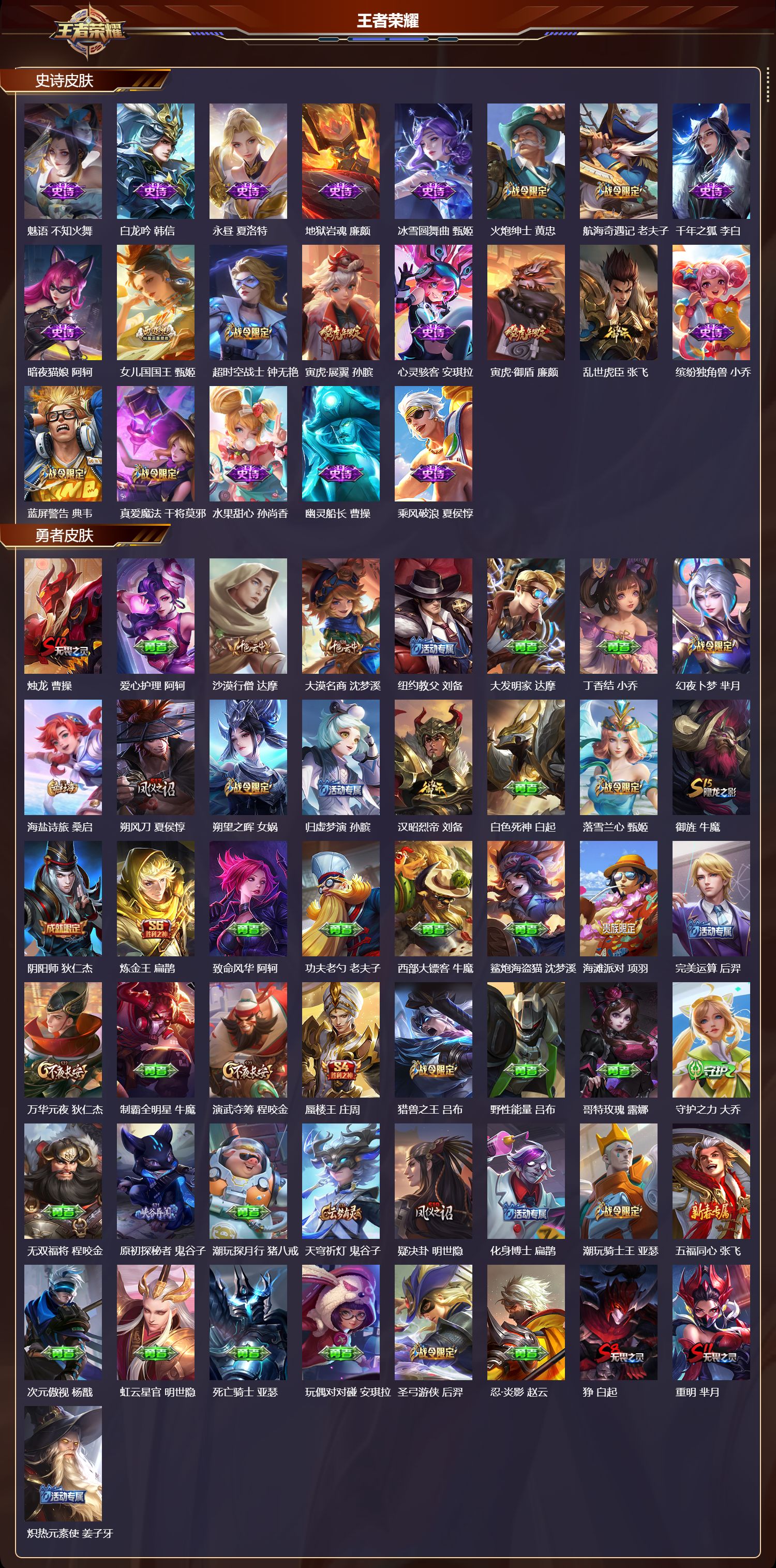 WZMK3418130王者荣耀账号详情图3 WZMK3418130王者荣耀账号详情图3