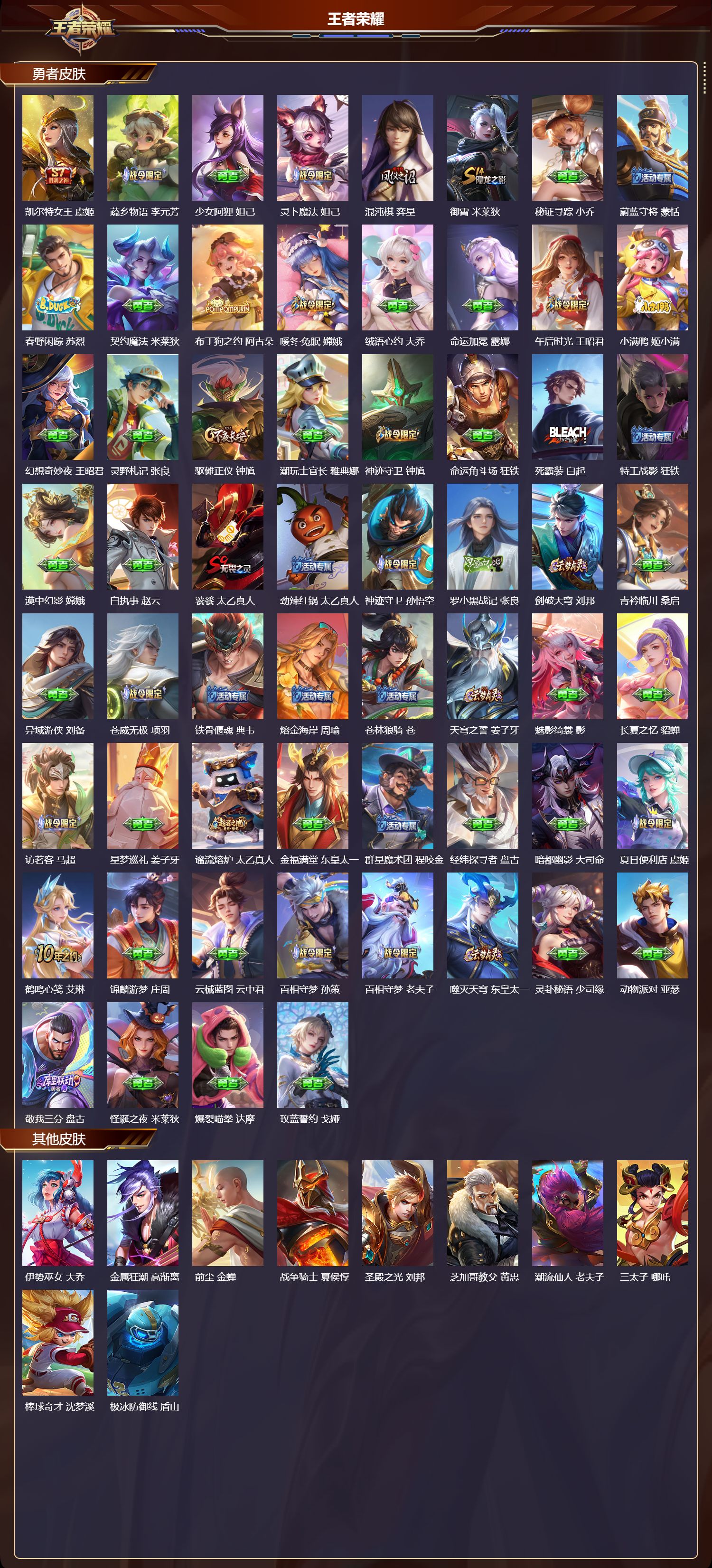 WZMK3418134王者荣耀账号详情图7 WZMK3418134王者荣耀账号详情图7