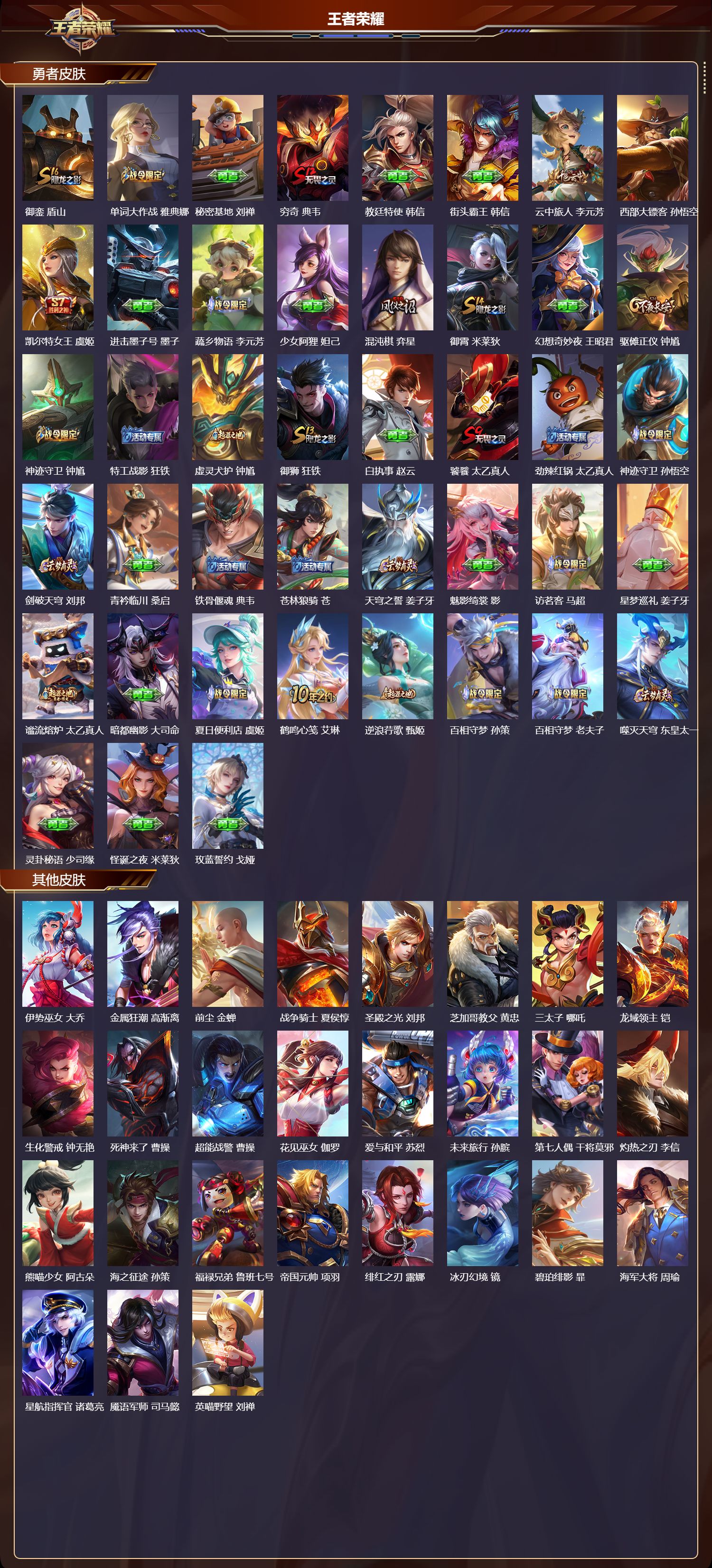 WZMK3418146王者荣耀账号详情图5