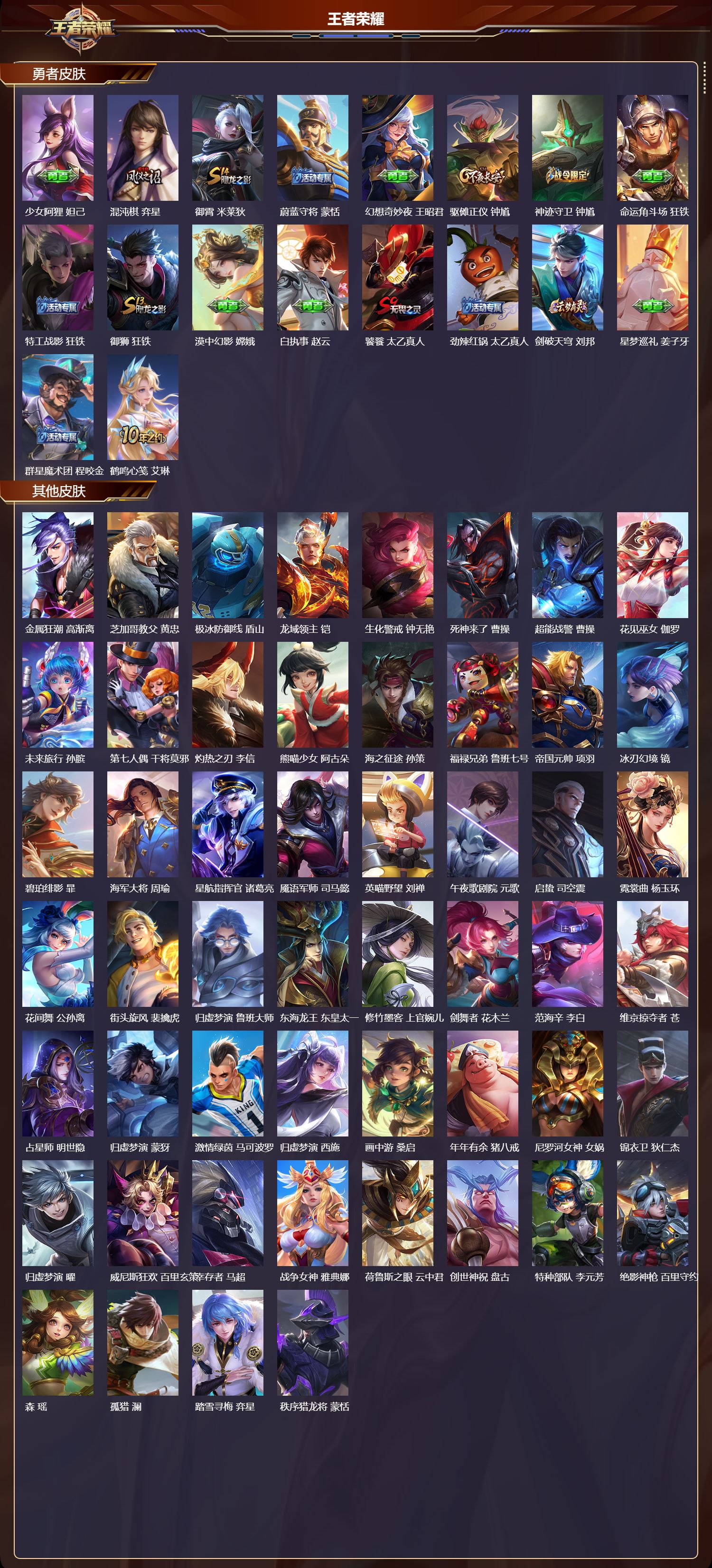 WZMK3426655王者荣耀账号详情图5 WZMK3426655王者荣耀账号详情图5