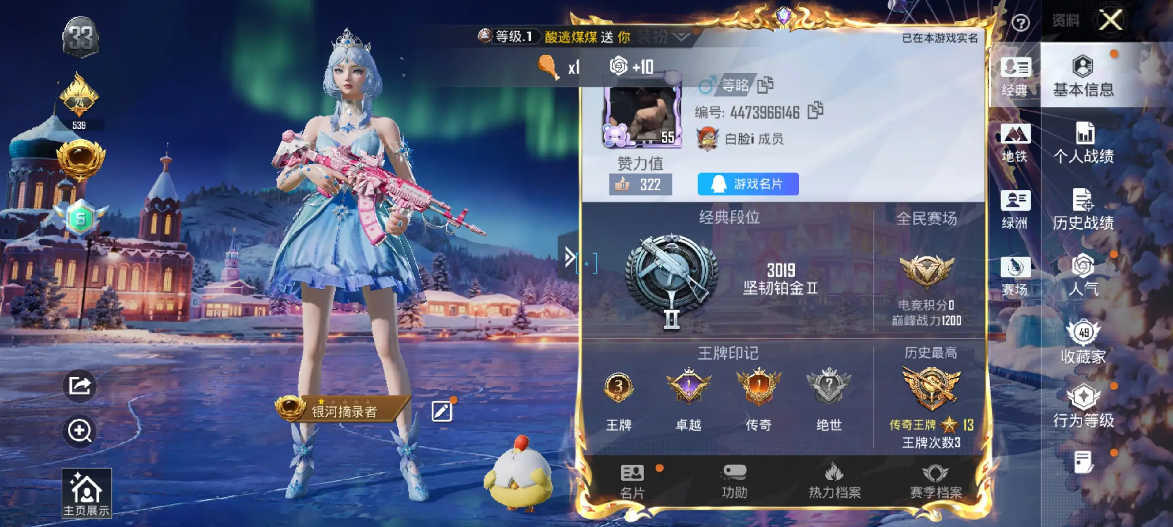 HPSJ3430458和平精英账号详情图5 HPSJ3430458和平精英账号详情图5