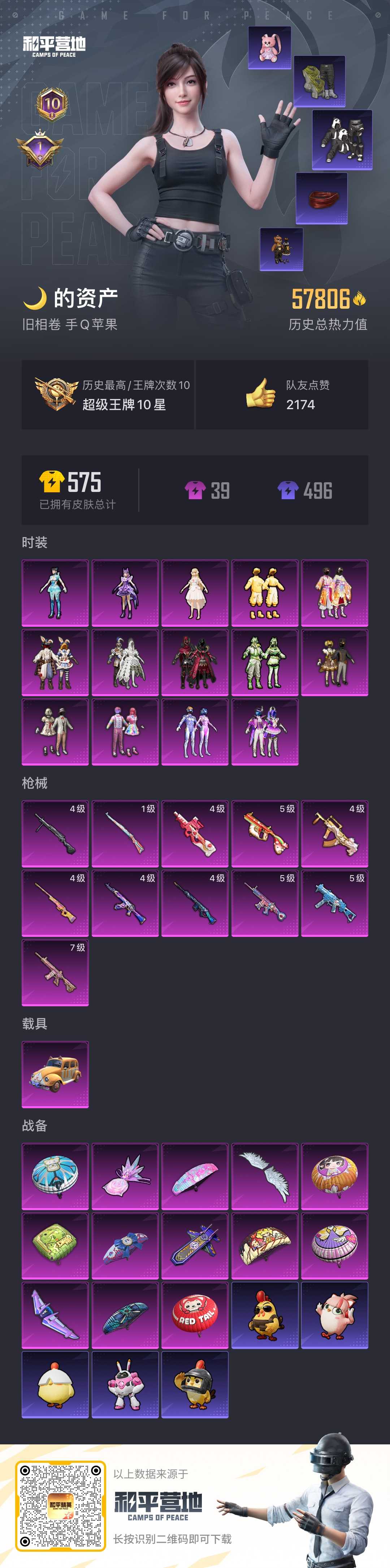 HPSJ3430444和平精英账号详情图5 HPSJ3430444和平精英账号详情图5