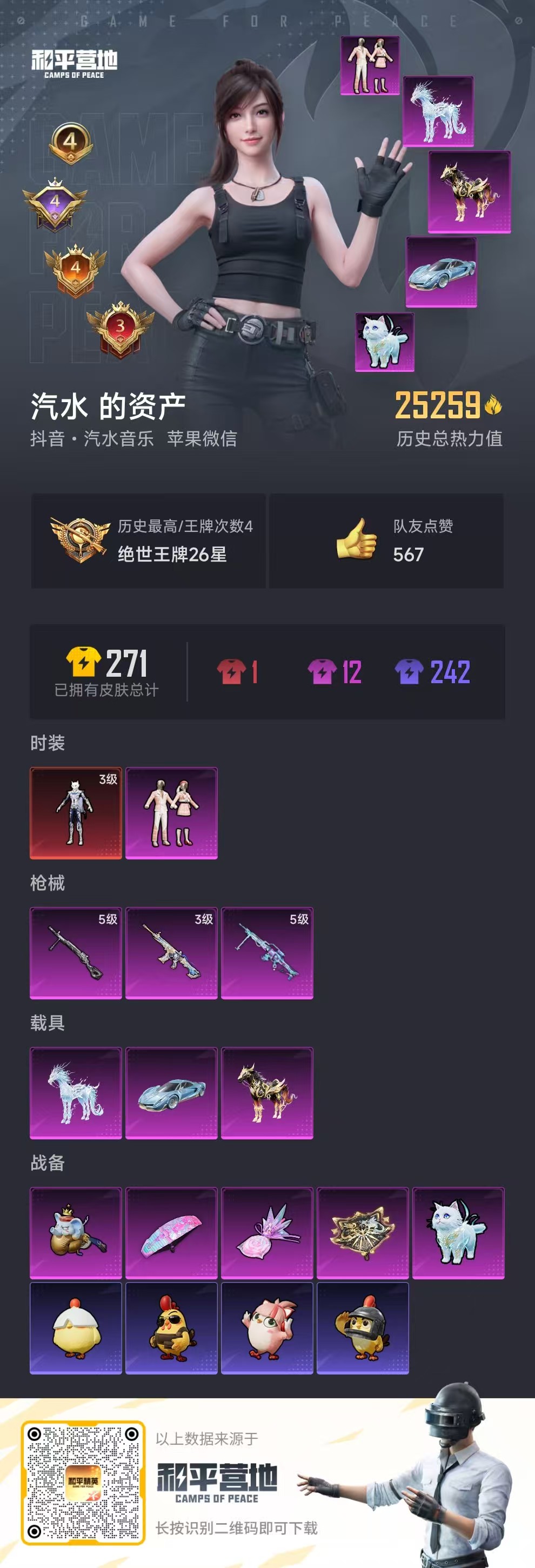 HPSJ3420620和平精英账号详情图2 HPSJ3420620和平精英账号详情图2