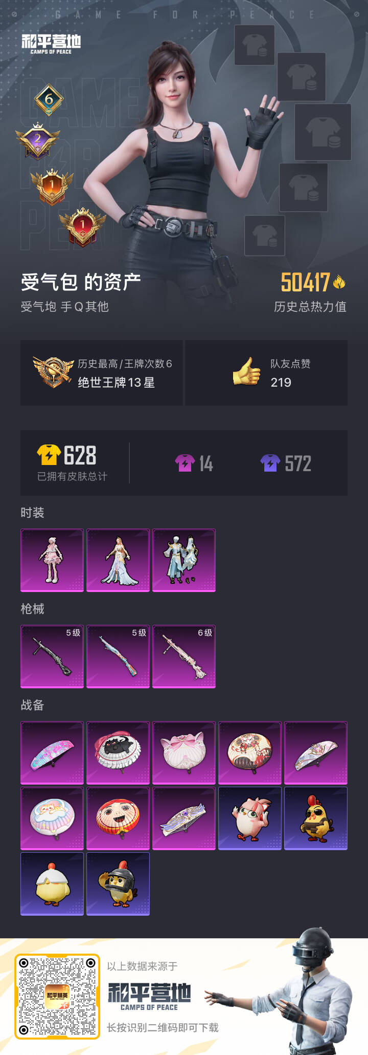 HPSJ3430424和平精英账号详情图5 HPSJ3430424和平精英账号详情图5