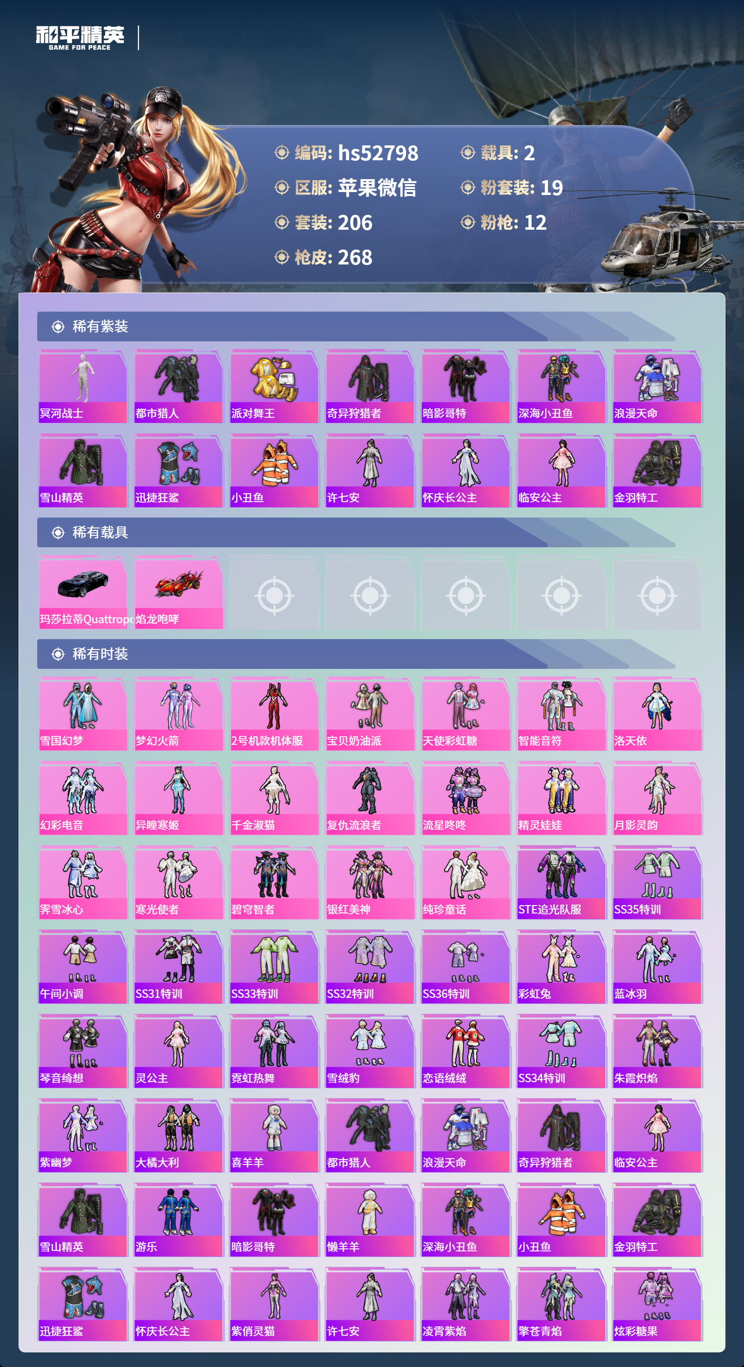 HPSJ3420629和平精英账号详情图5 HPSJ3420629和平精英账号详情图5