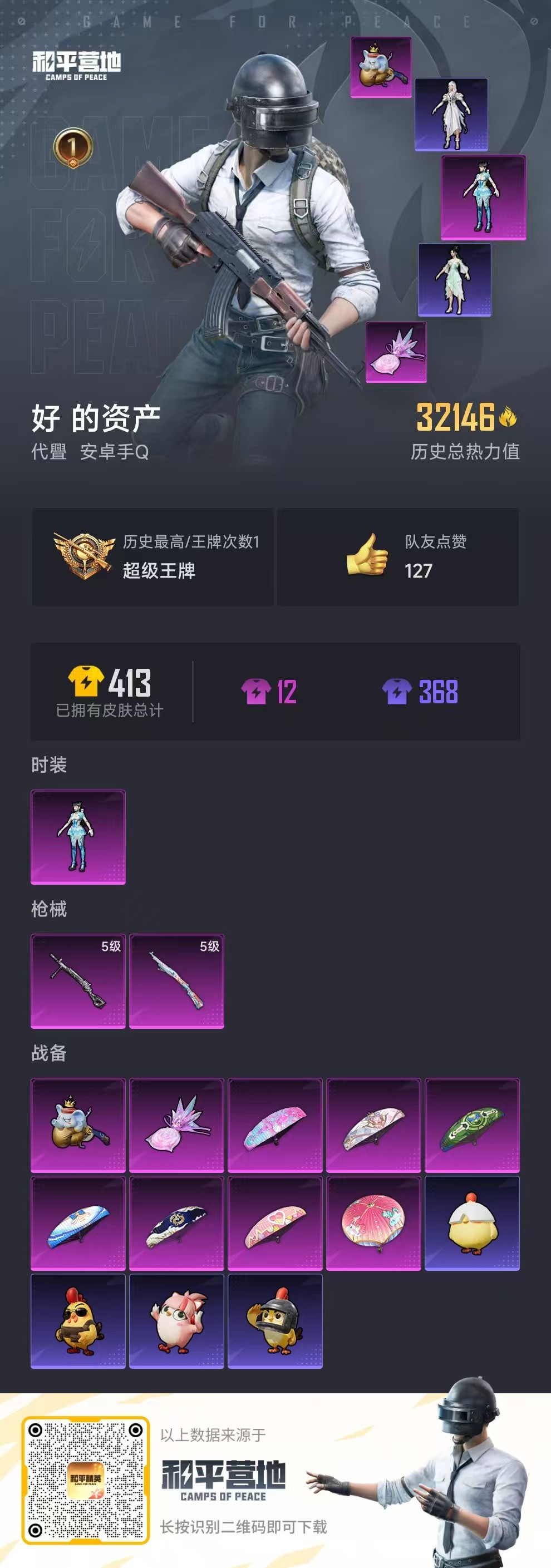 HPSJ3420668和平精英账号详情图3 HPSJ3420668和平精英账号详情图3