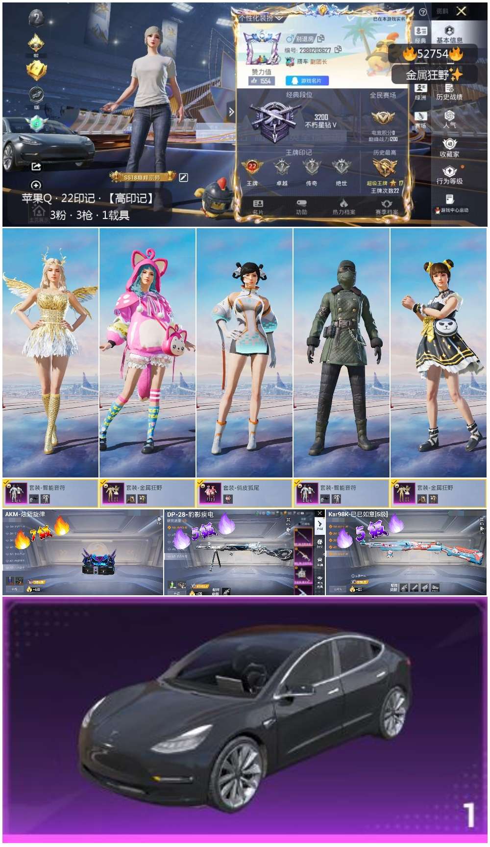 HPSJ3430393和平精英账号详情图2 HPSJ3430393和平精英账号详情图2