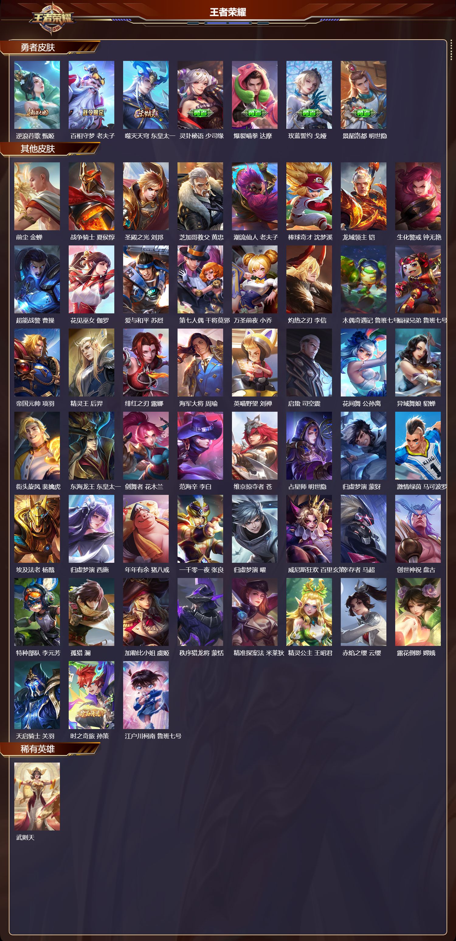 WZMK3426625王者荣耀账号详情图5 WZMK3426625王者荣耀账号详情图5