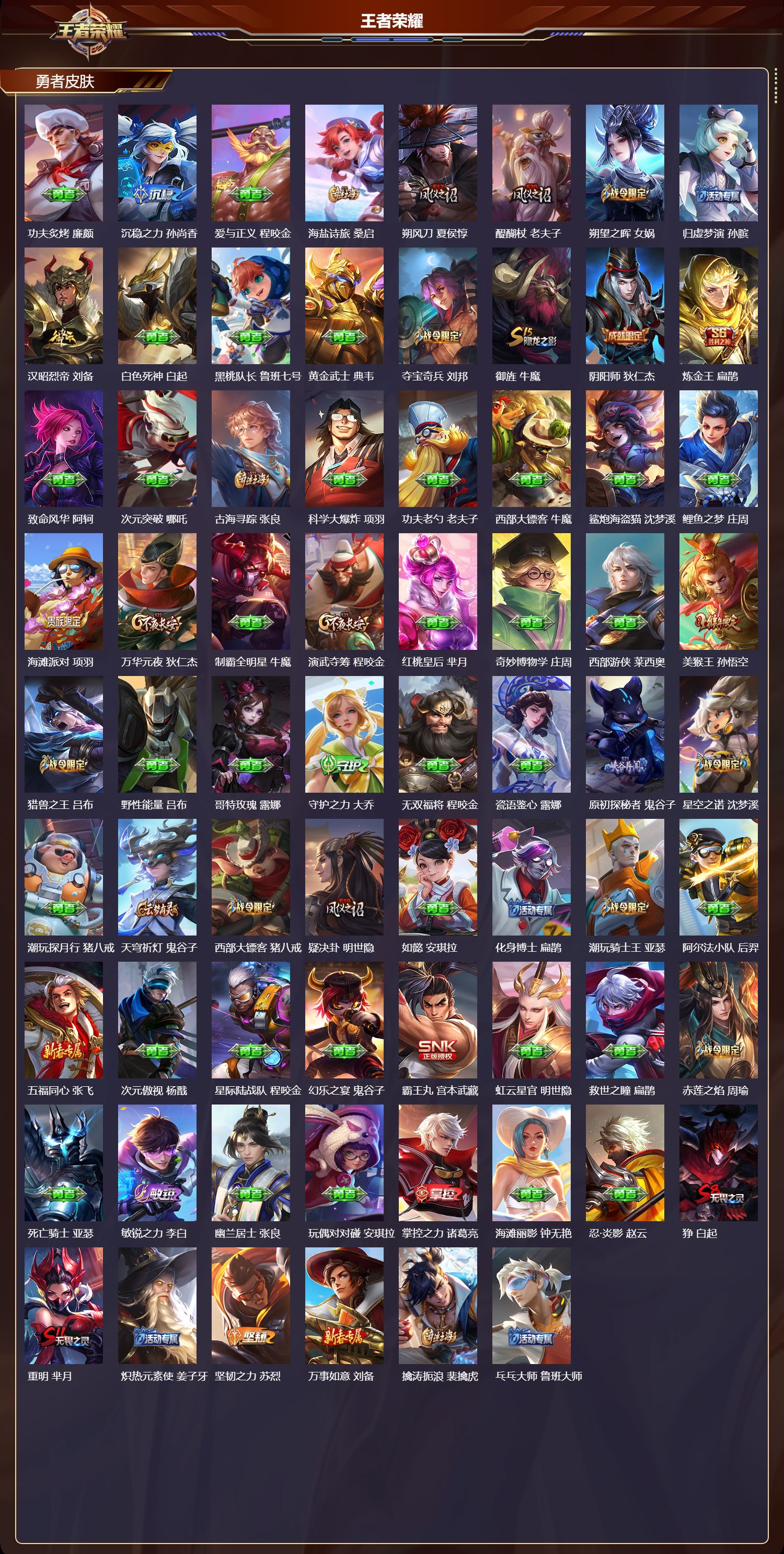 WZMK3426647王者荣耀账号详情图4 WZMK3426647王者荣耀账号详情图4