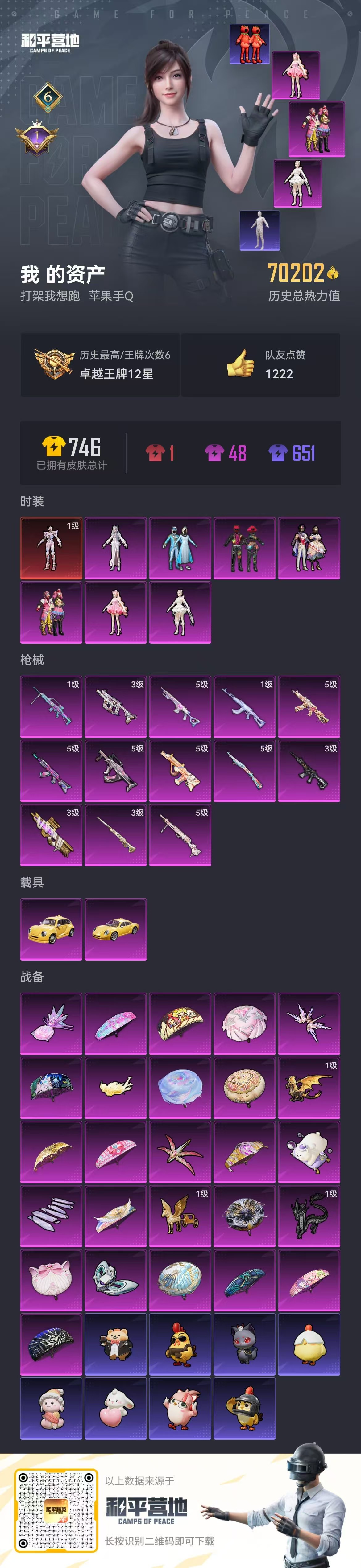 HPSJ3420392和平精英账号详情图3 HPSJ3420392和平精英账号详情图3