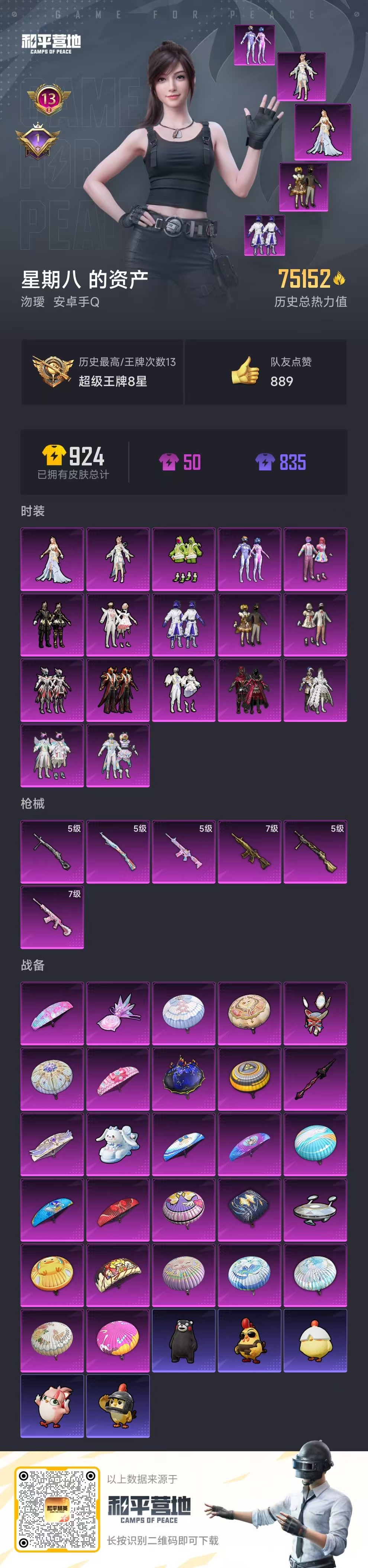 HPSJ3430463和平精英账号详情图3 HPSJ3430463和平精英账号详情图3